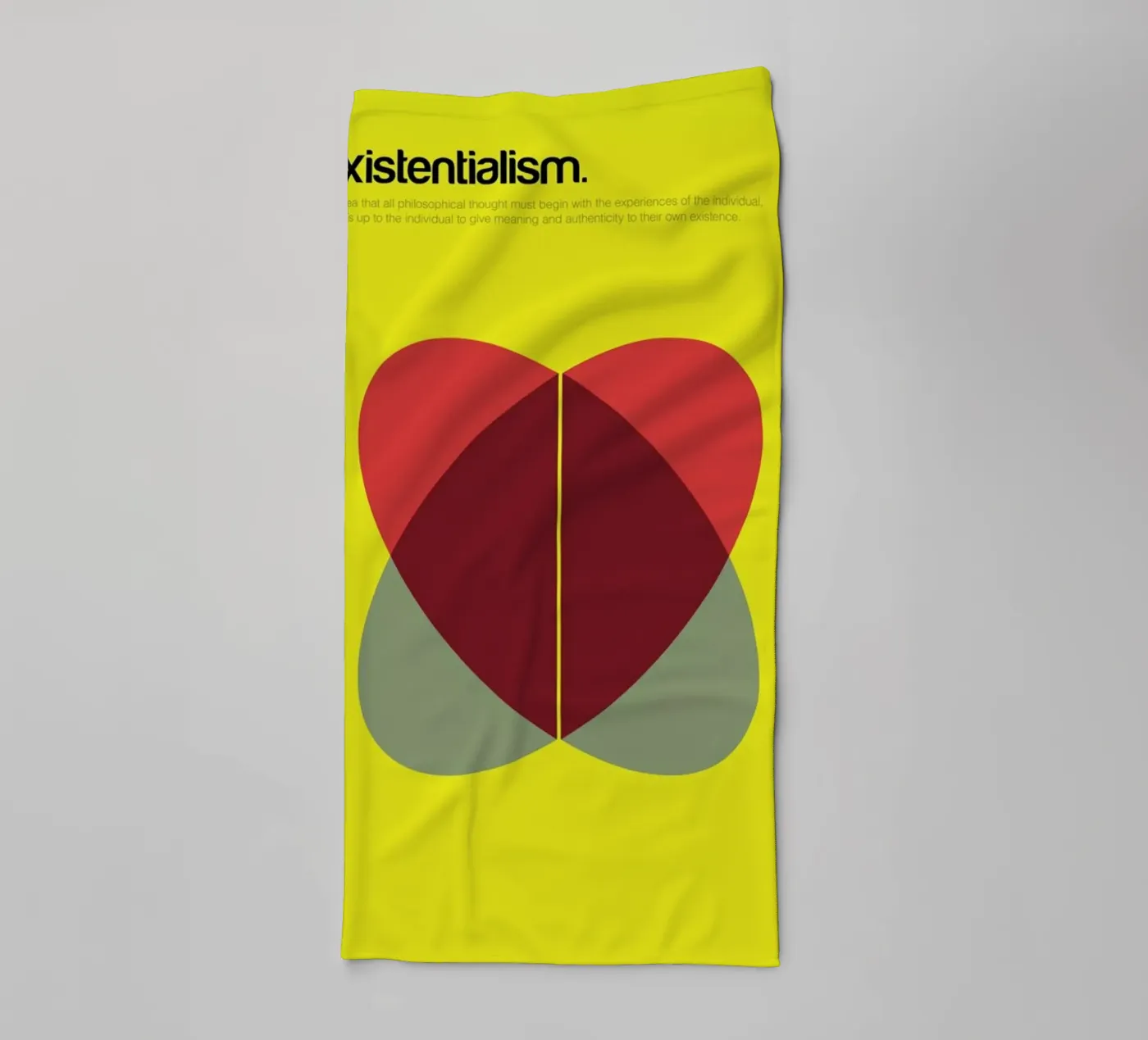 Existentialism Handtuch von Genís Carreras