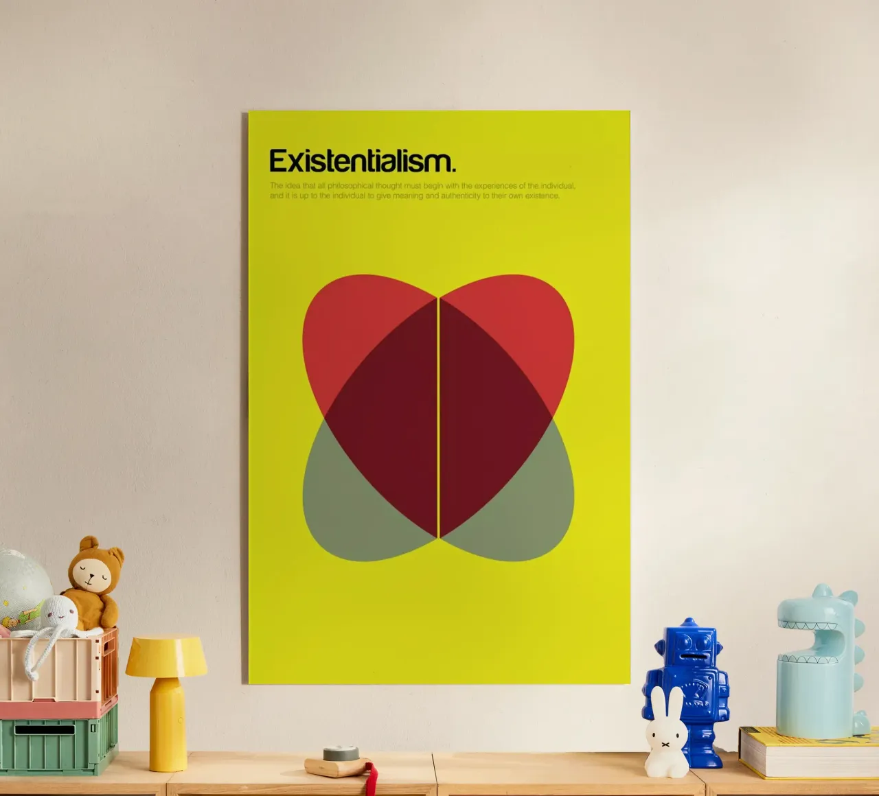 Existentialism plexiglas de Genís Carreras