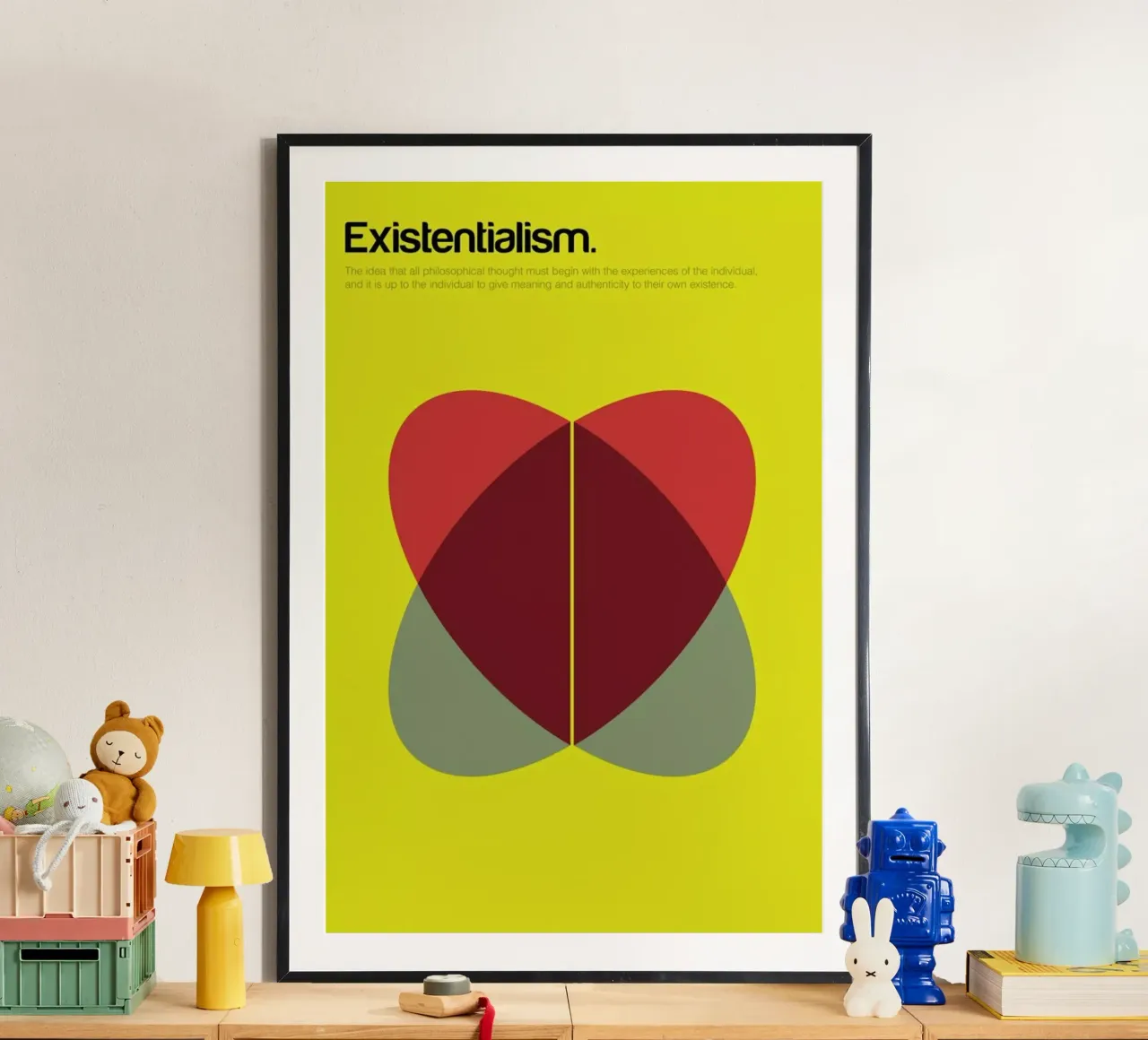 Existentialism poster de Genís Carreras