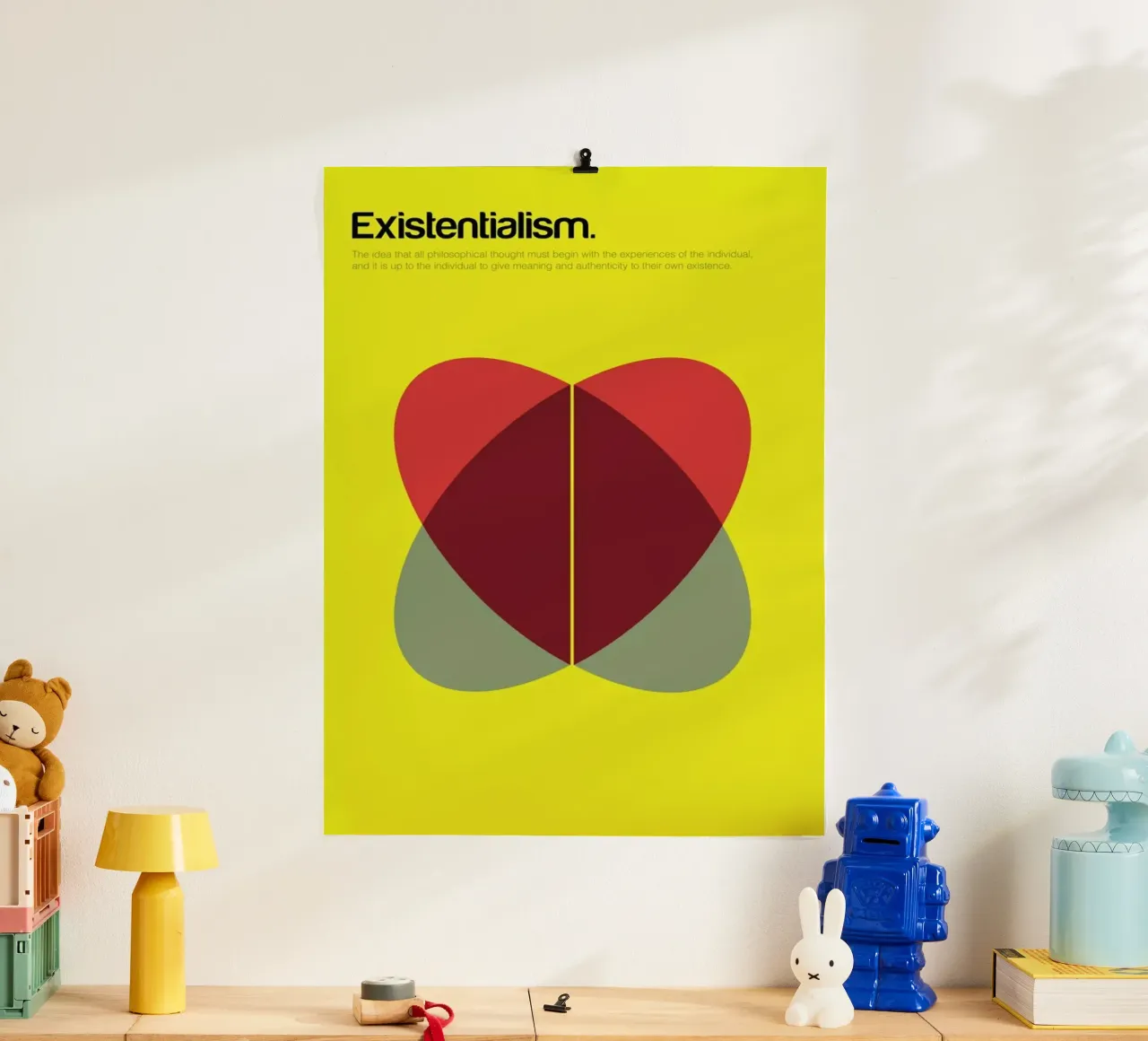 Existentialism poster de Genís Carreras