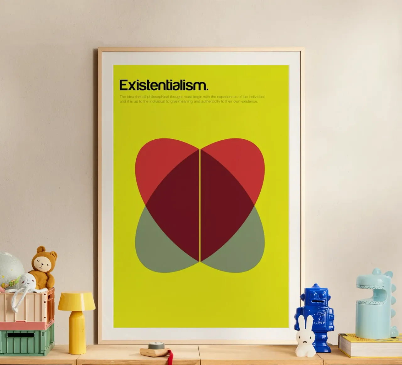 Existentialism poster de Genís Carreras