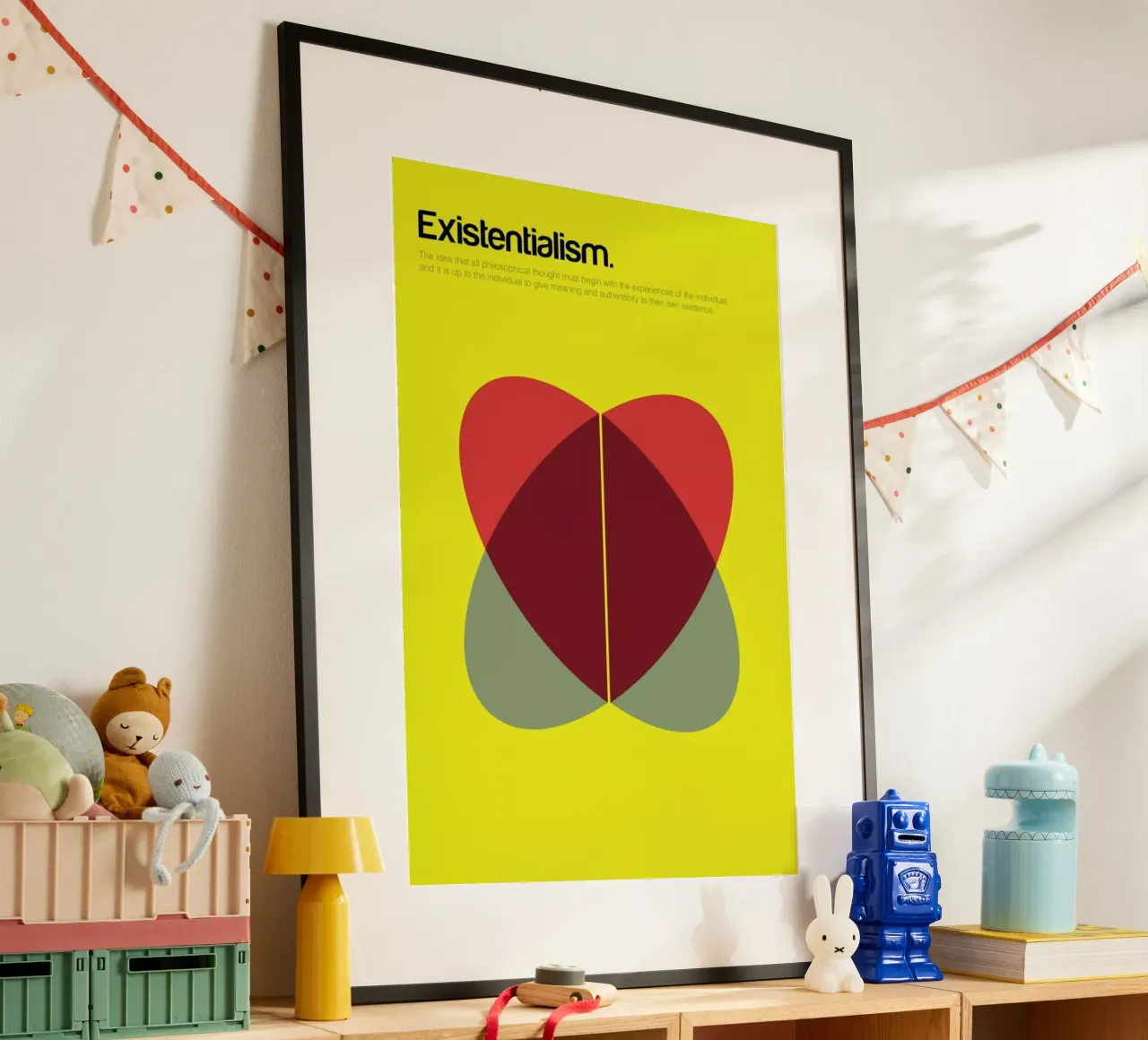 Existentialism poster de Genís Carreras