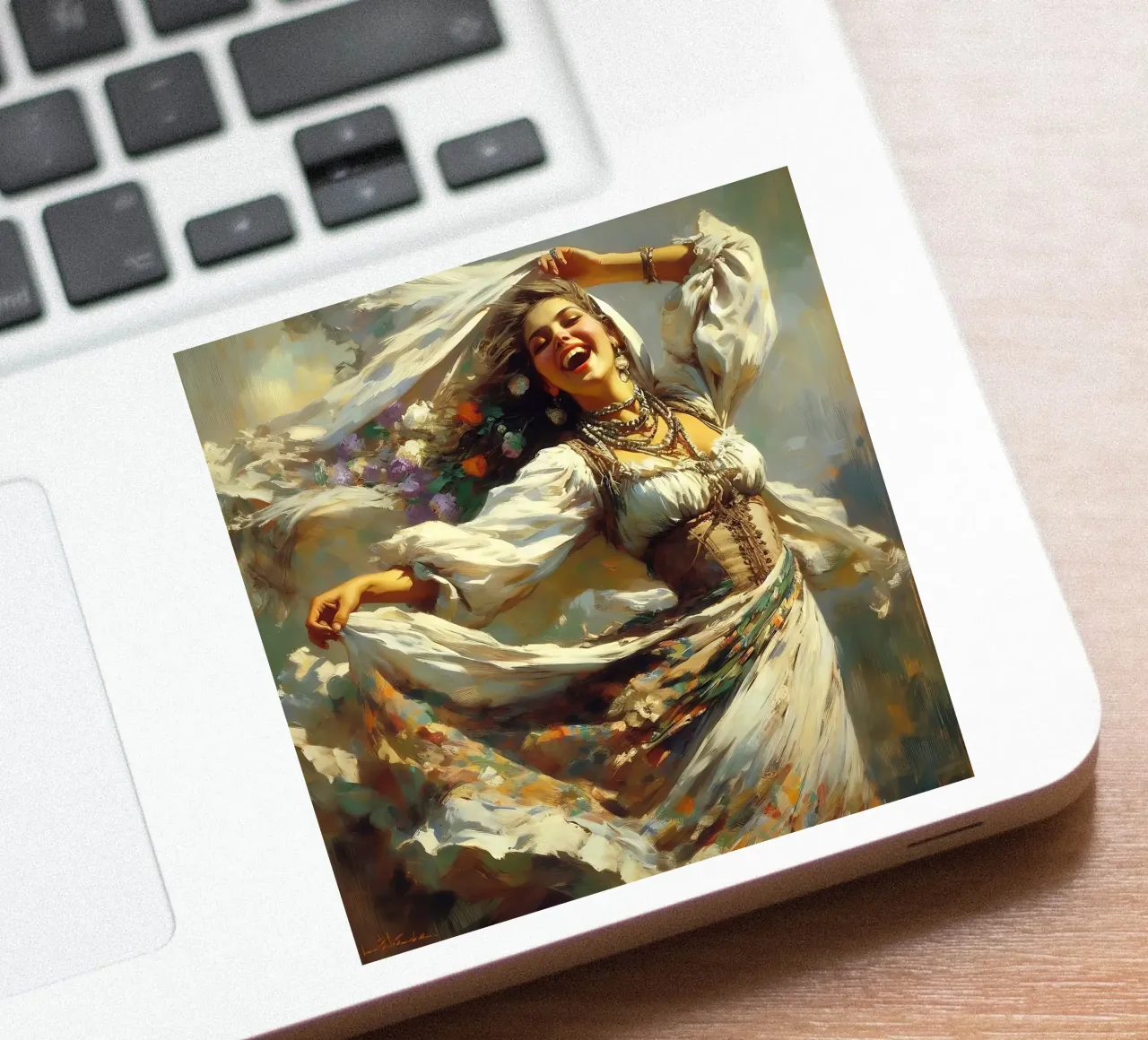 Dans sticker van nomad