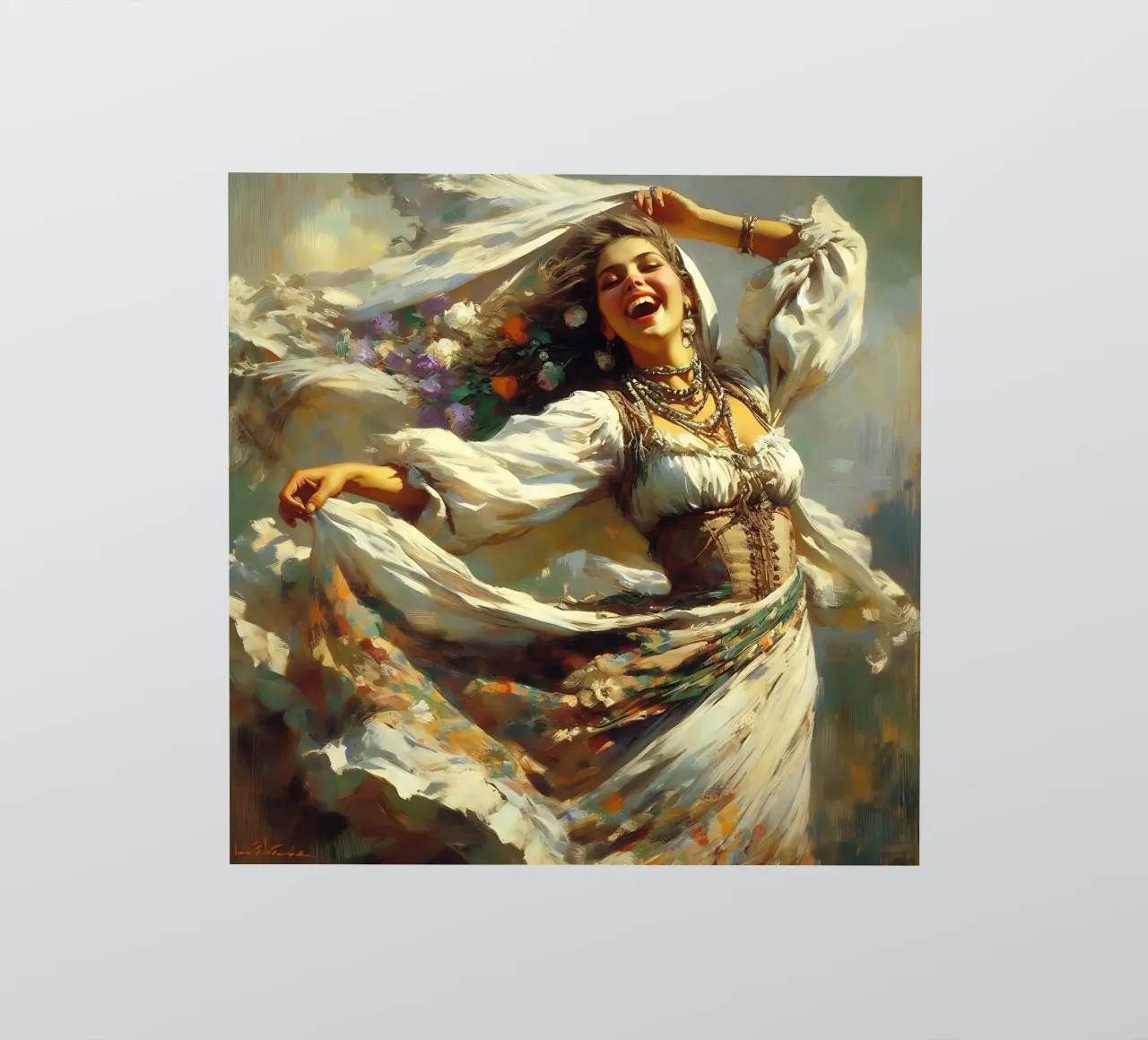 Dans sticker van nomad