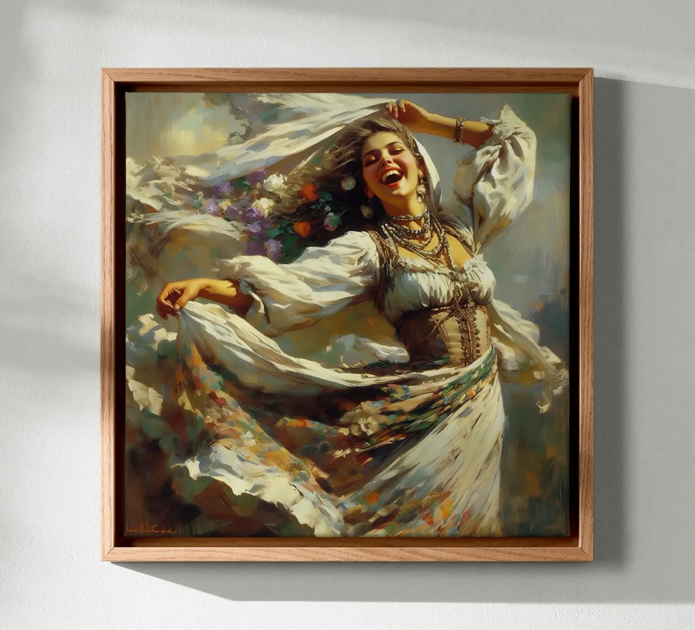 Dans canvas van nomad