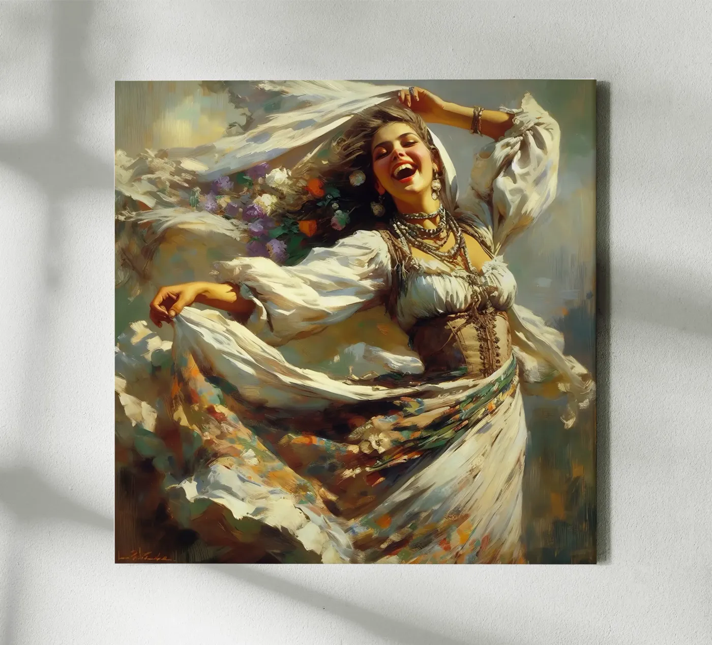 Dans canvas van nomad