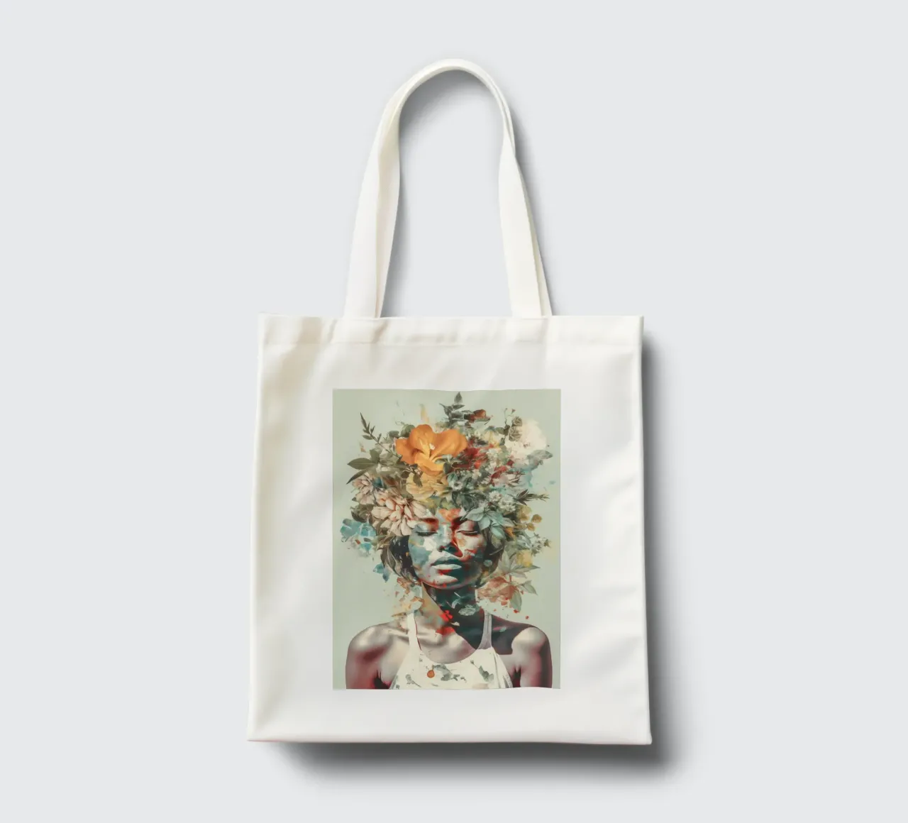 Boho Vibes Summer Girl tote bag by Carinaprint