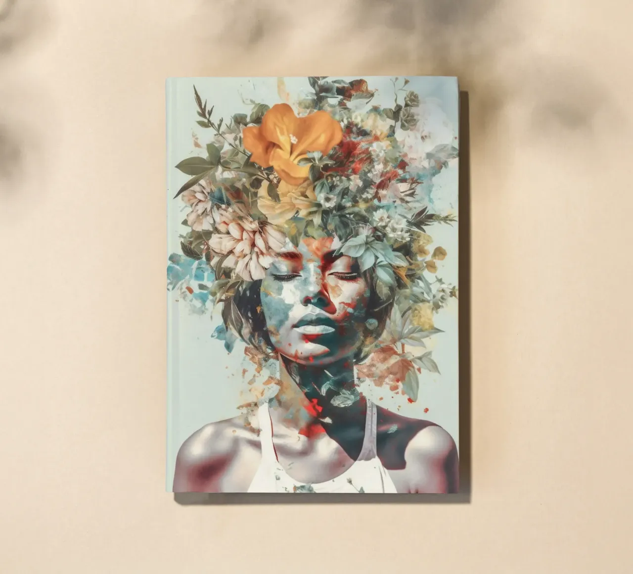 Boho Vibes Summer Girl notebook by Carinaprint