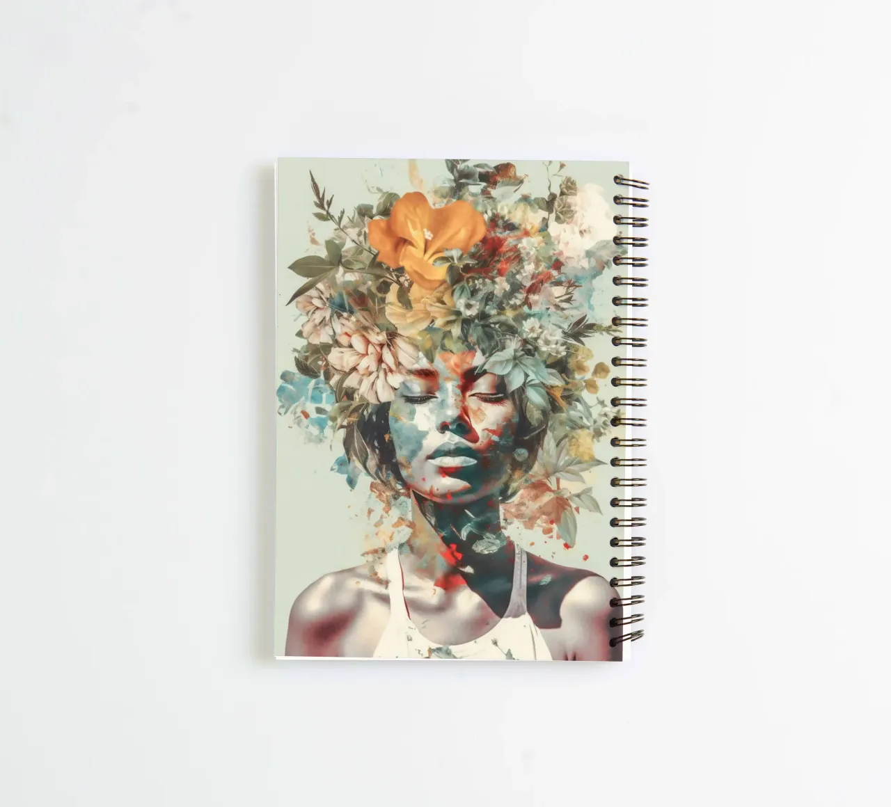 Boho Vibes Sommermädchen Ringbuch von Carinaprint