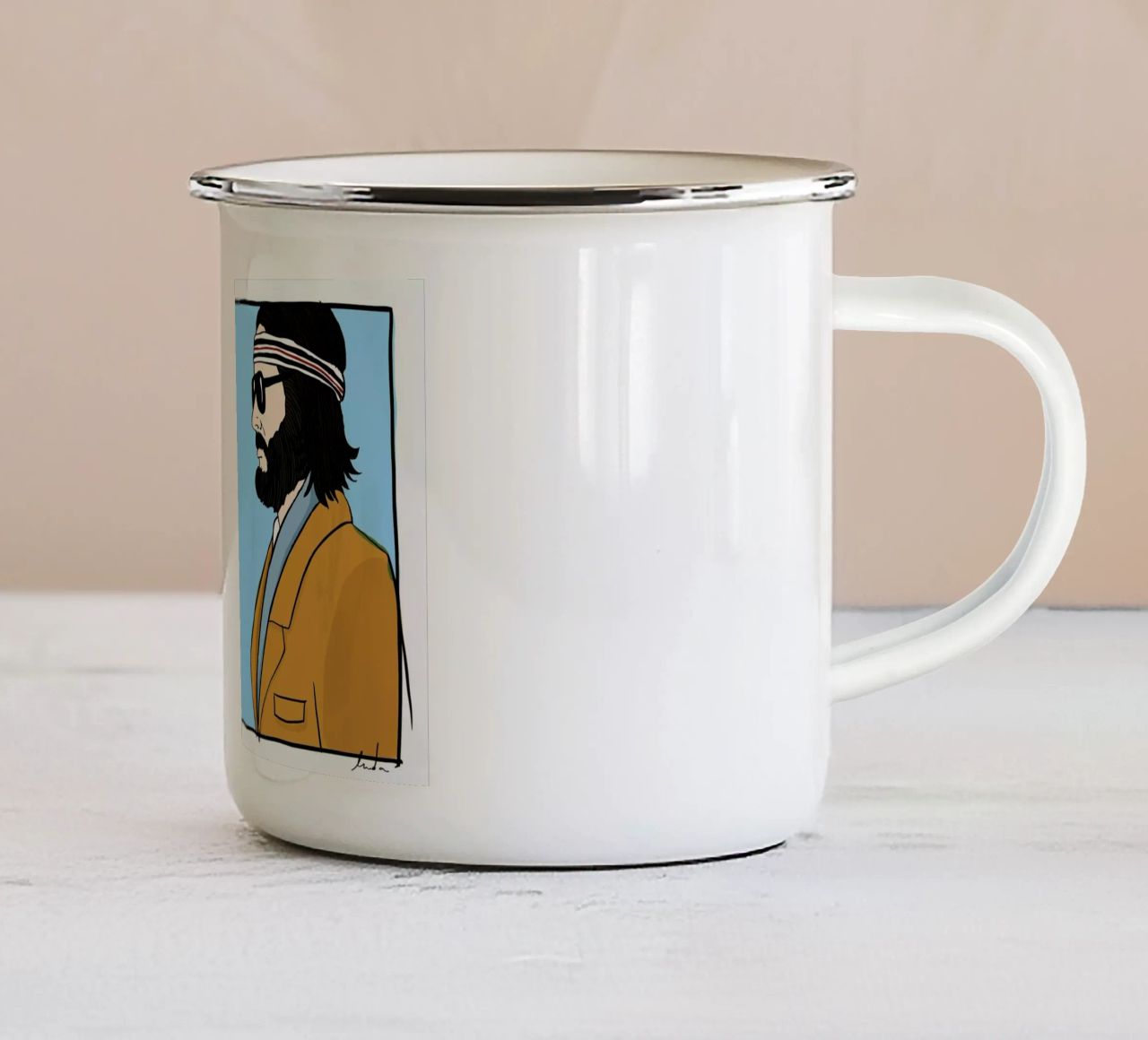 Tenenbaums tazza in smalto da Linda van Bruggen