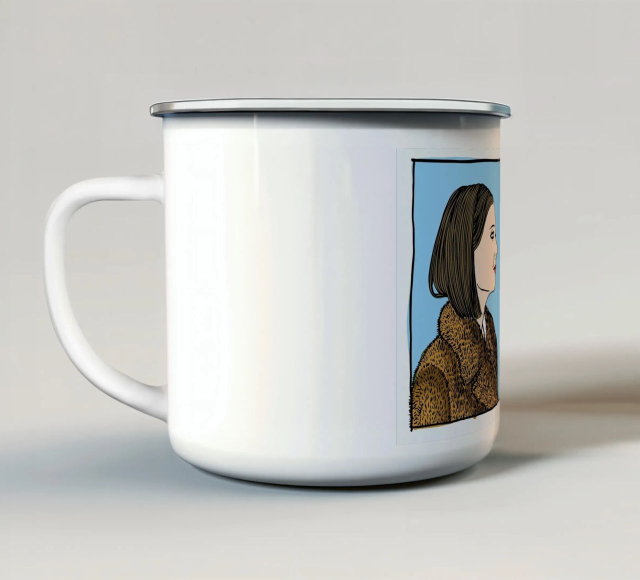 Tenenbaums tazza in smalto da Linda van Bruggen