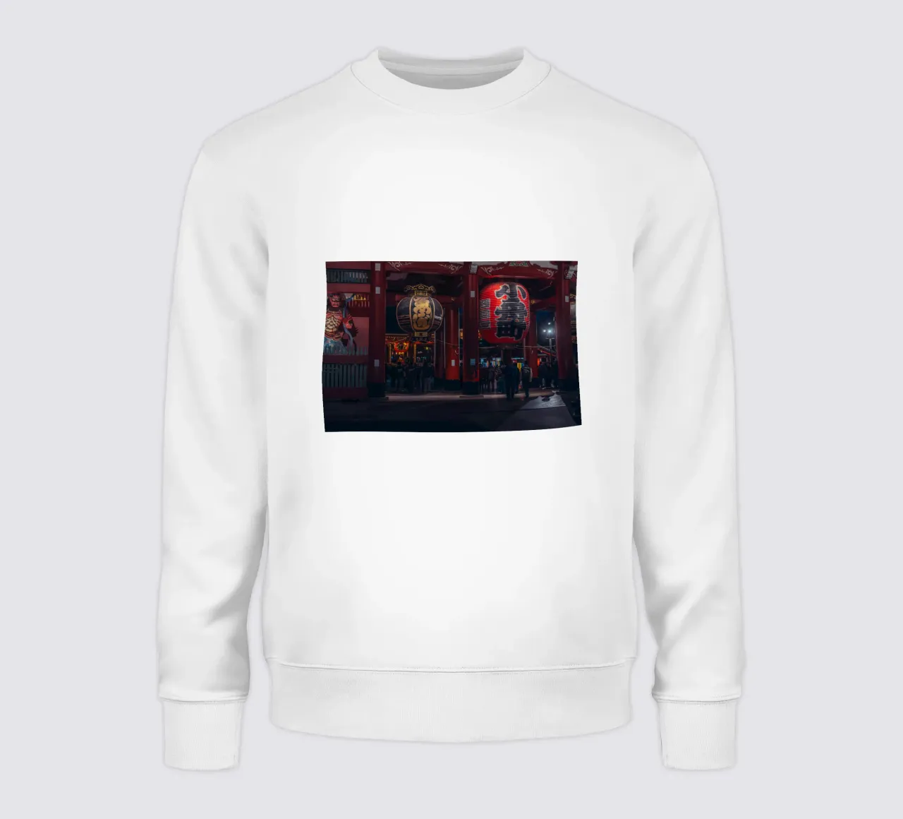 Il Tempio Sensoji di notte felpa da Marcel Bisig