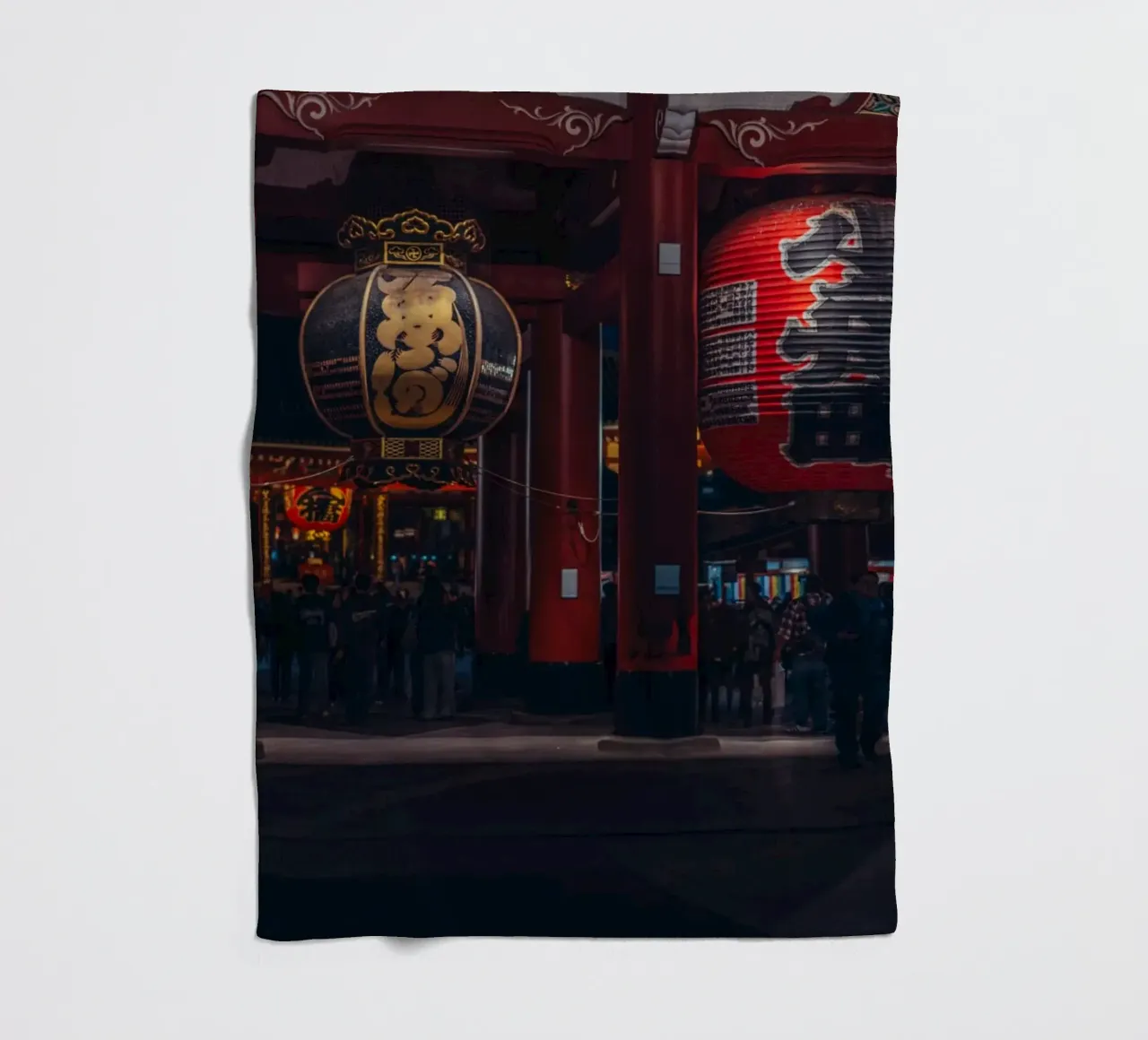 Il Tempio Sensoji di notte coperta in pile da Marcel Bisig