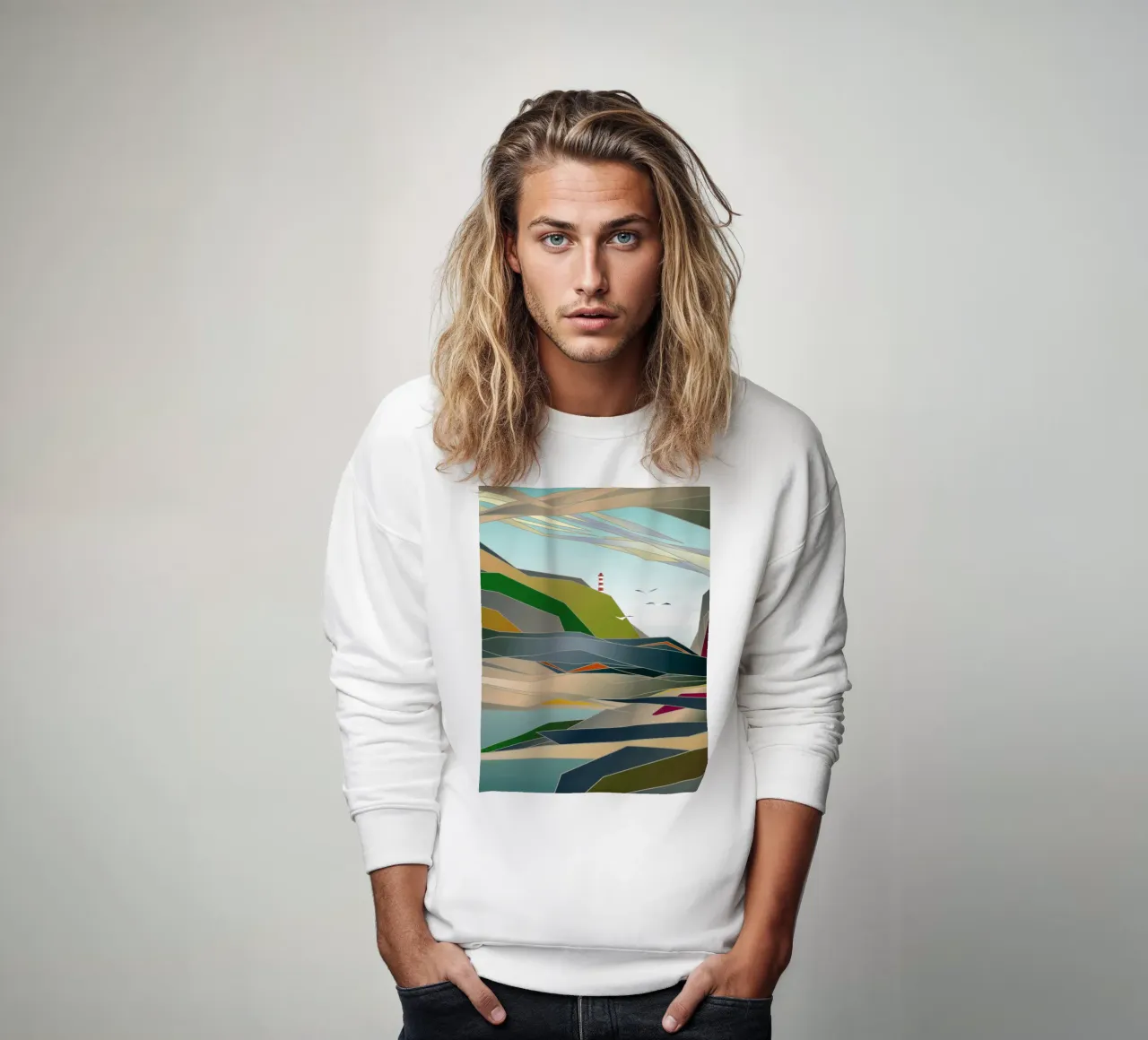 Lighthouse felpa da Angelo Cerantola