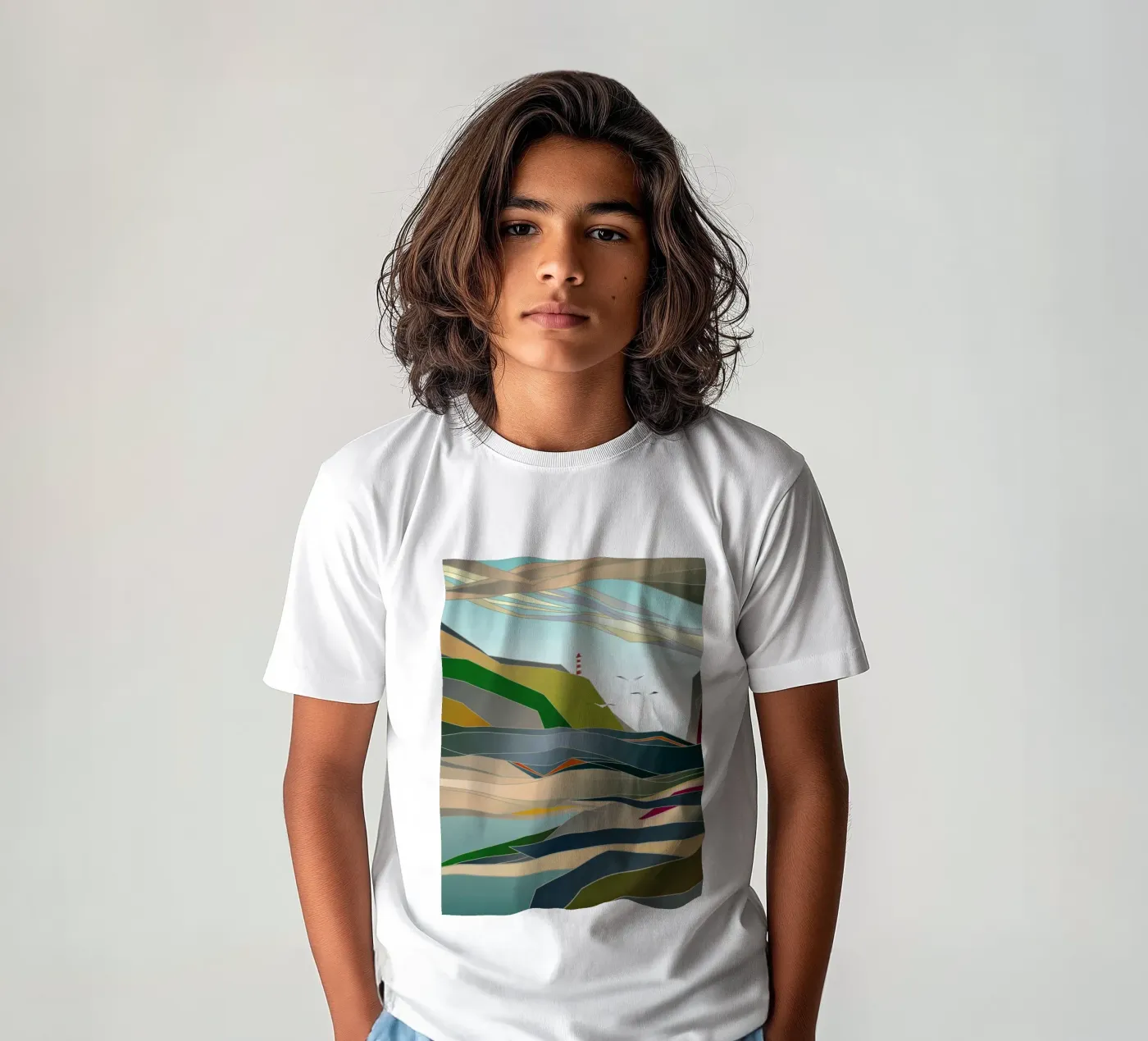 Lighthouse kinder t-shirt van Angelo Cerantola