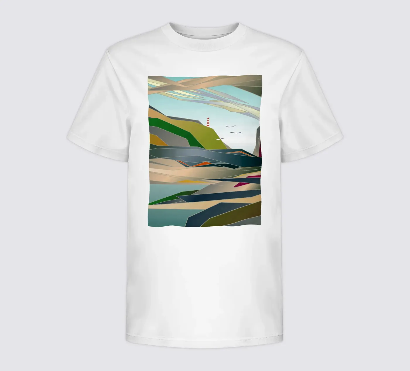 Lighthouse kinder t-shirt van Angelo Cerantola