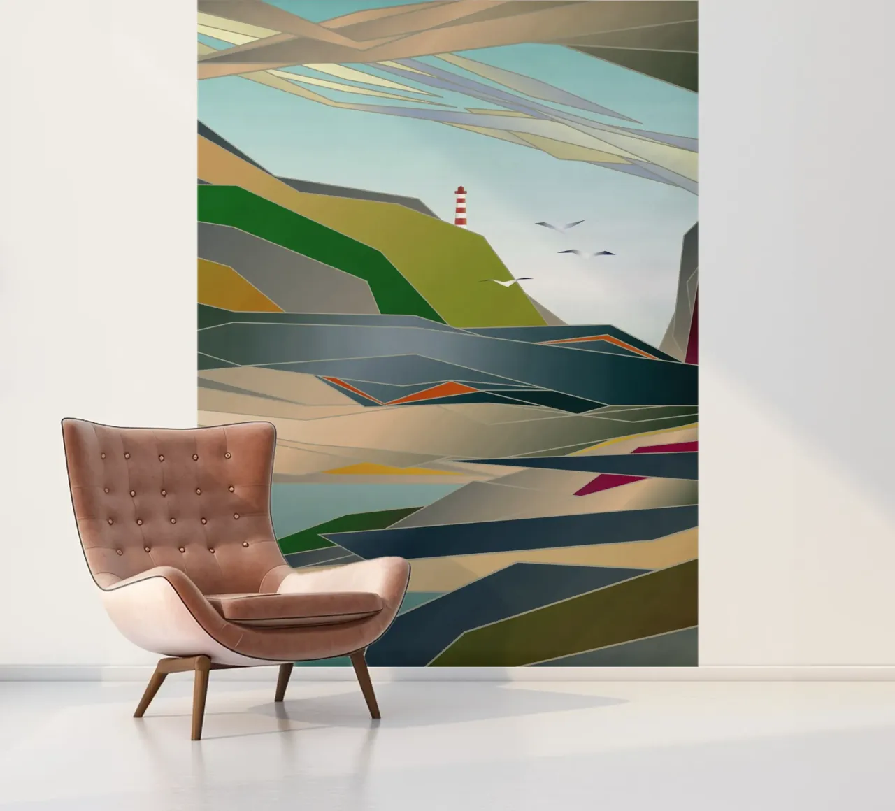 Lighthouse fotobehang van Angelo Cerantola