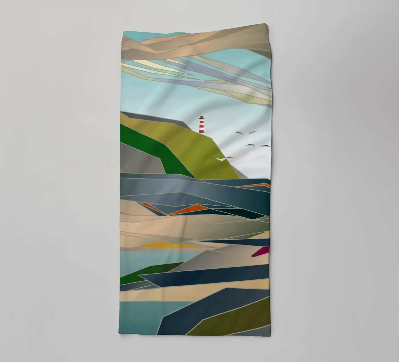 Lighthouse towel by Angelo Cerantola