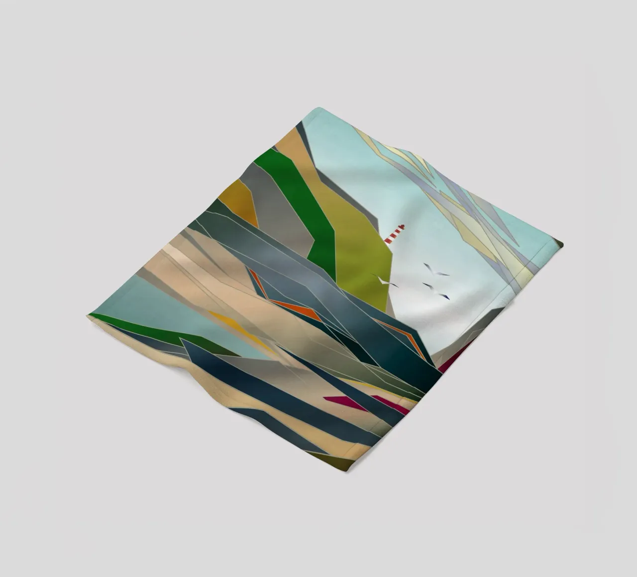 Lighthouse fleecedeken van Angelo Cerantola