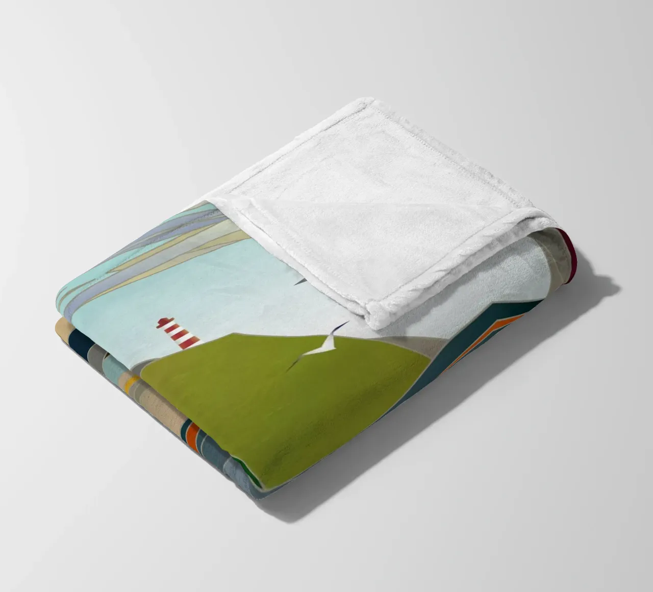 Lighthouse fleecedeken van Angelo Cerantola