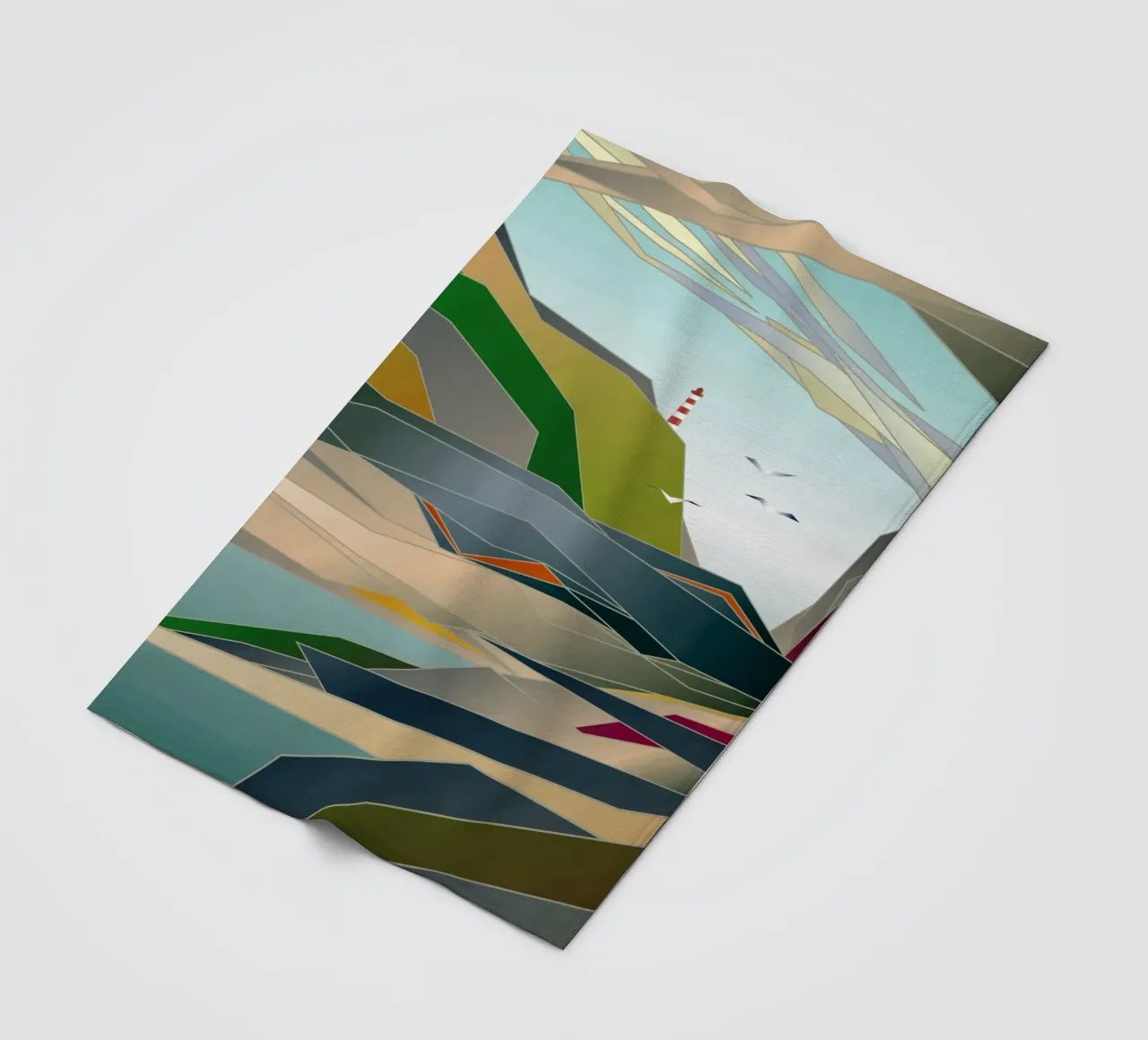 Lighthouse fleecedeken van Angelo Cerantola