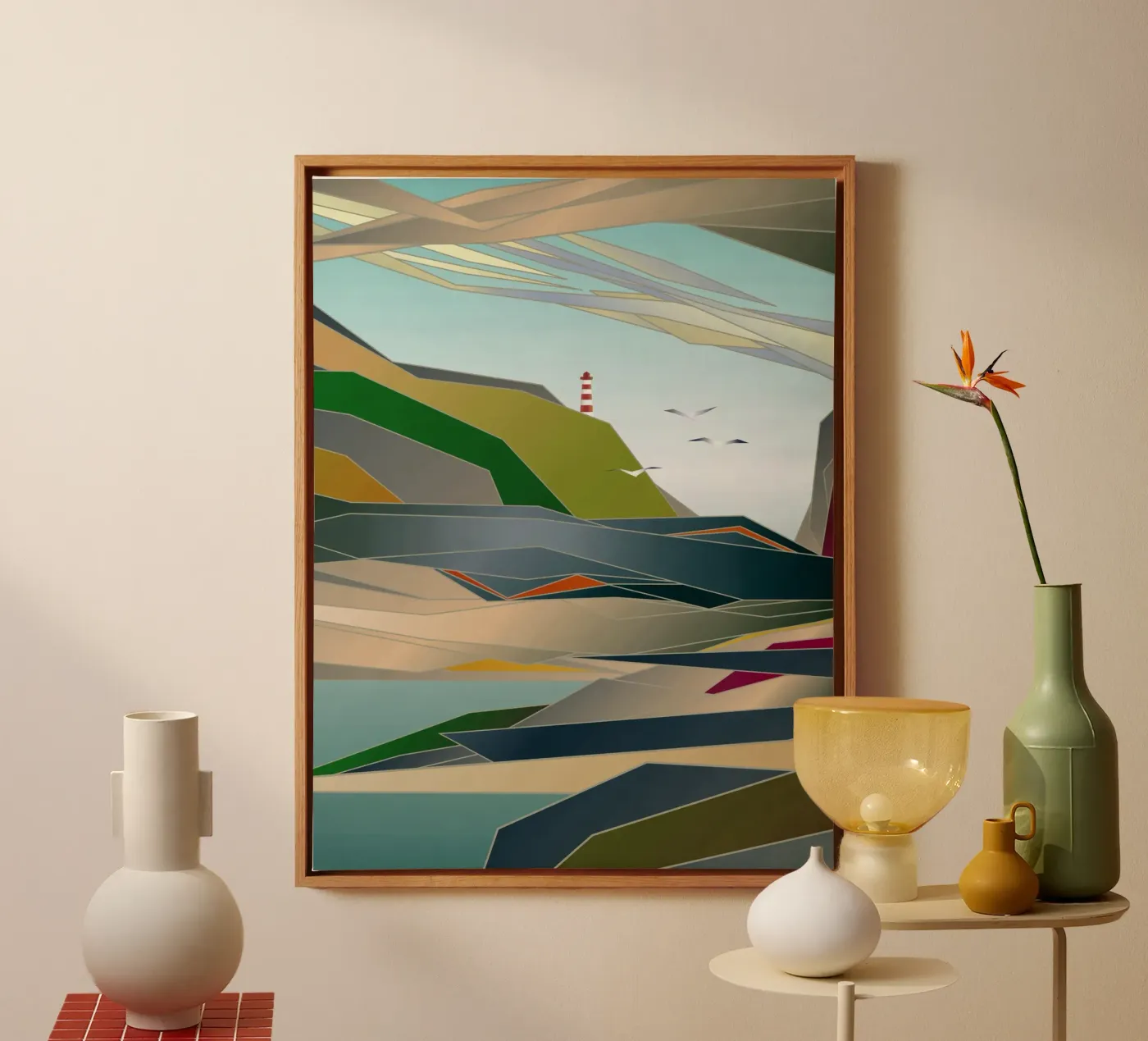 Lighthouse canvas van Angelo Cerantola