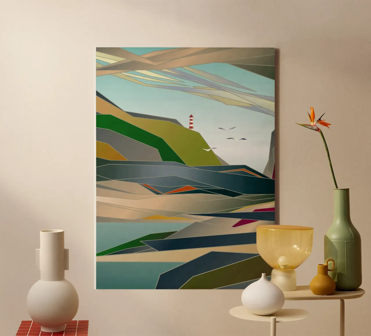 Lighthouse canvas by Angelo Cerantola