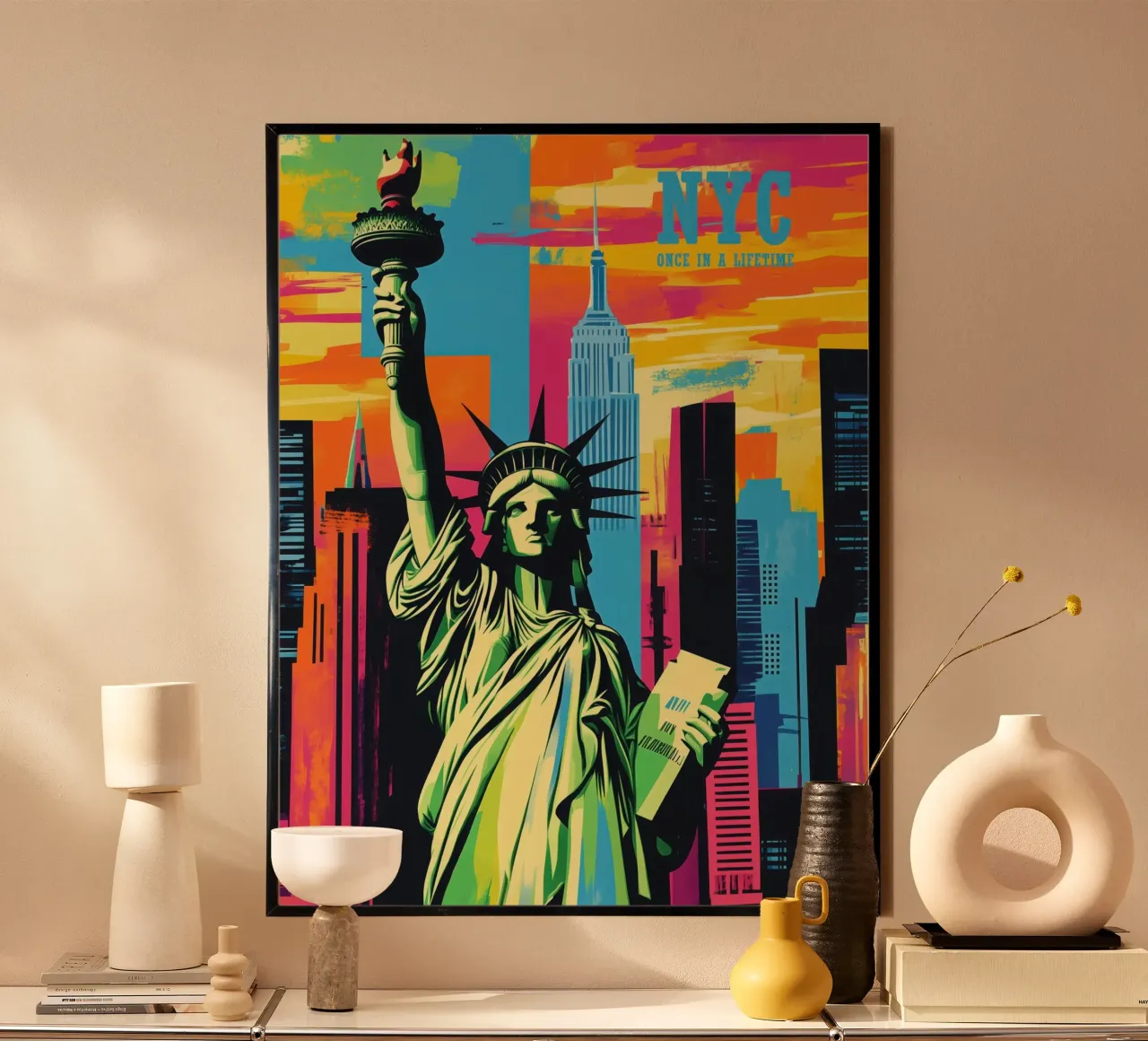New York City Reisposter | Once In A Lifetime poster van Autofocus