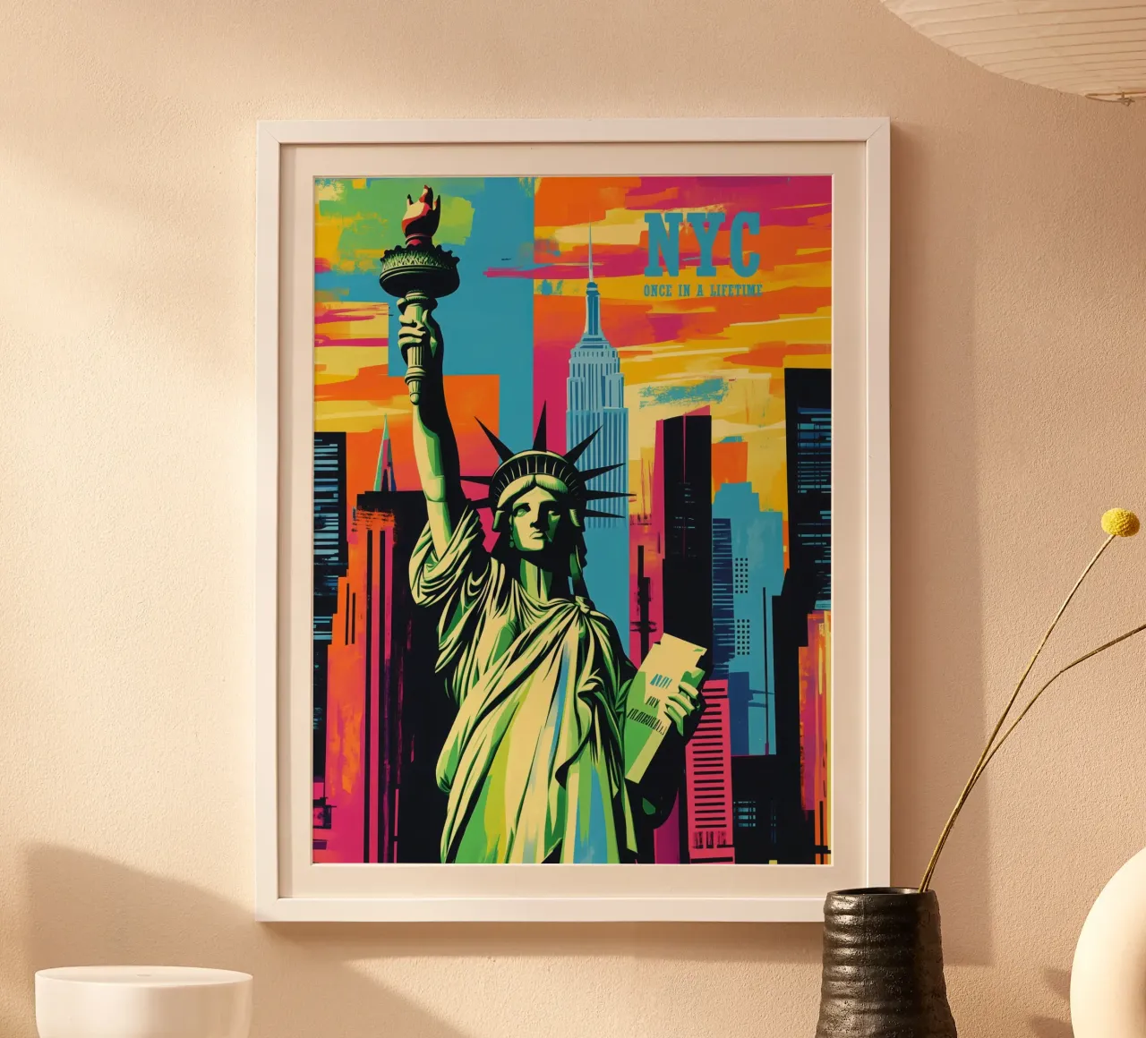 New York City Reisposter | Once In A Lifetime poster van Autofocus