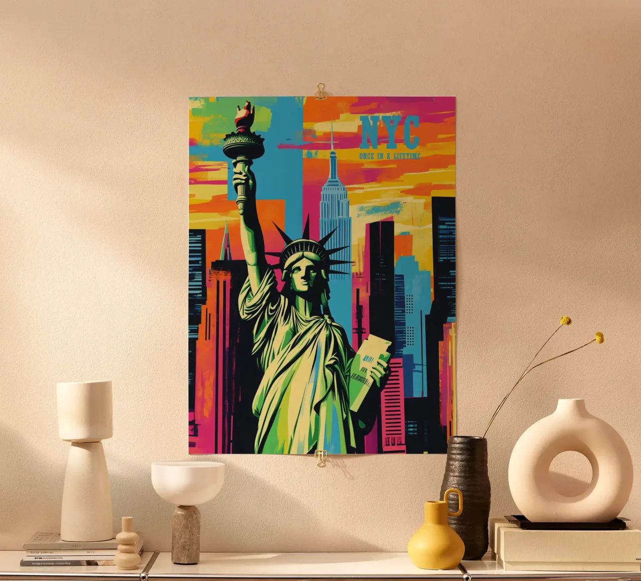 New York City Reisposter | Once In A Lifetime poster van Autofocus