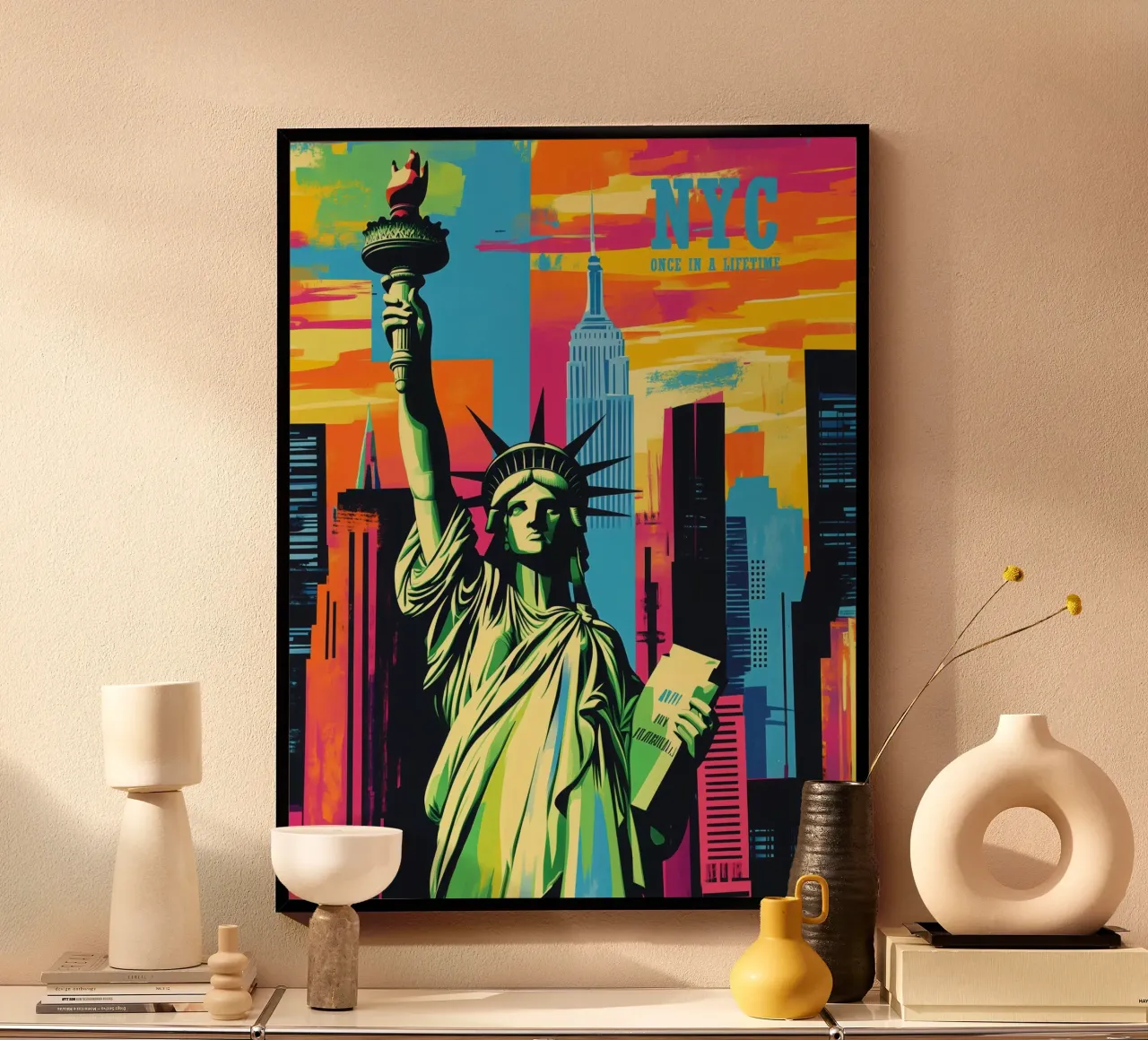 New York City Reisposter | Once In A Lifetime poster van Autofocus
