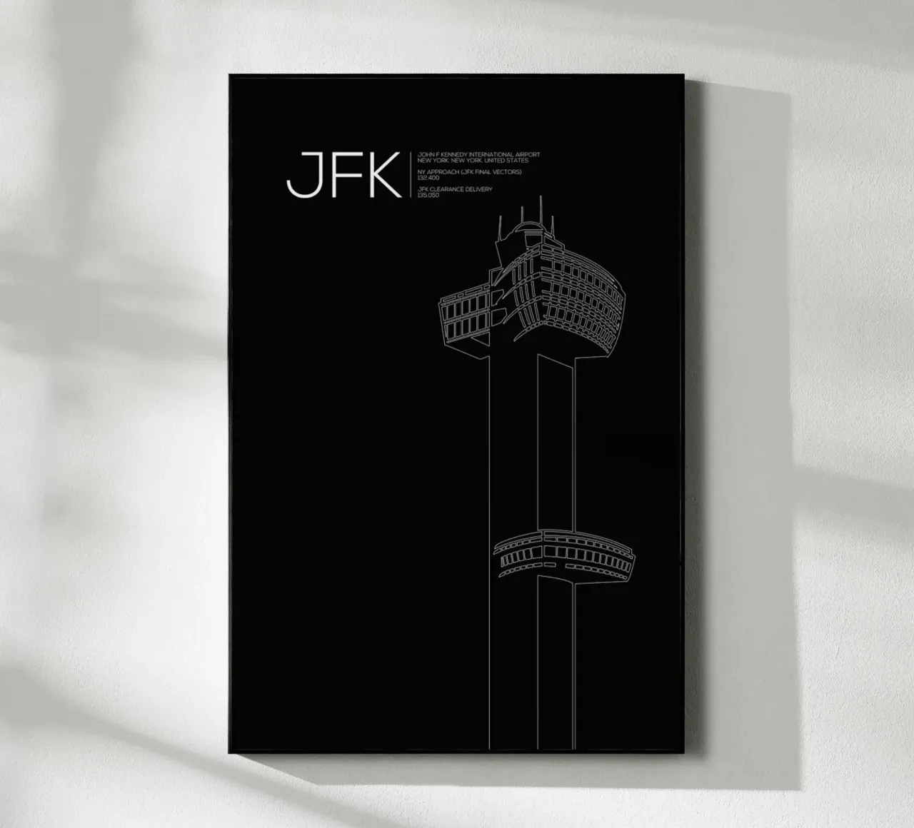 JFK New York Tower Black plexiglass da 08left