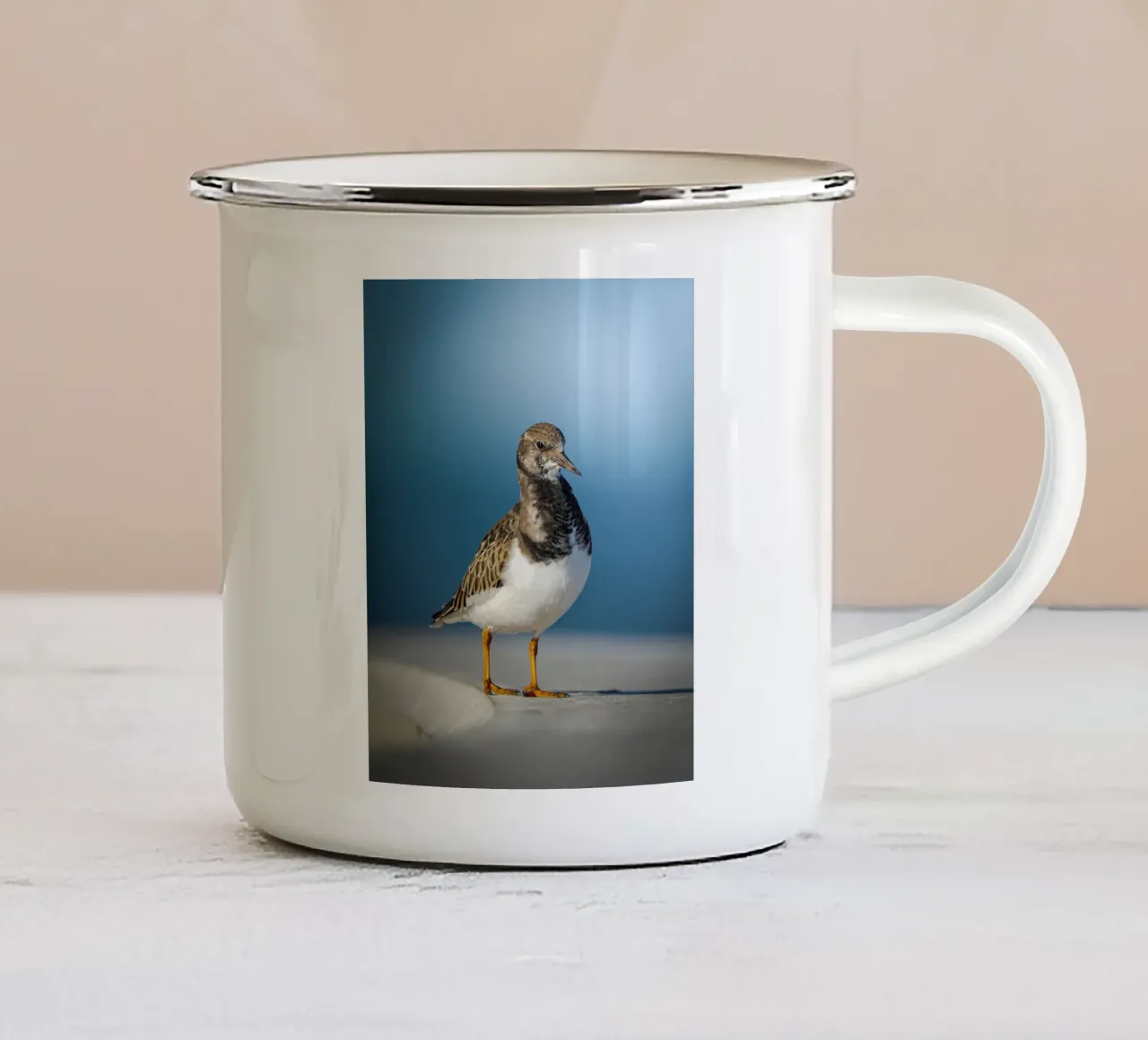 Voltastomaco tazza in smalto da Tom's Wildlife