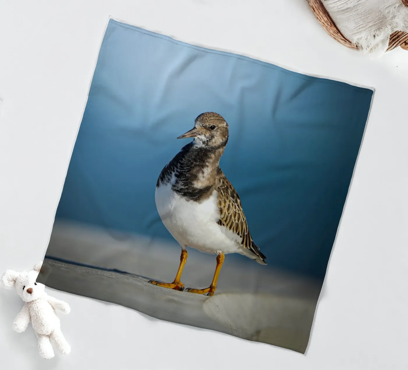 Ruddy Turnstone Fleecedecke von Tom's Wildlife