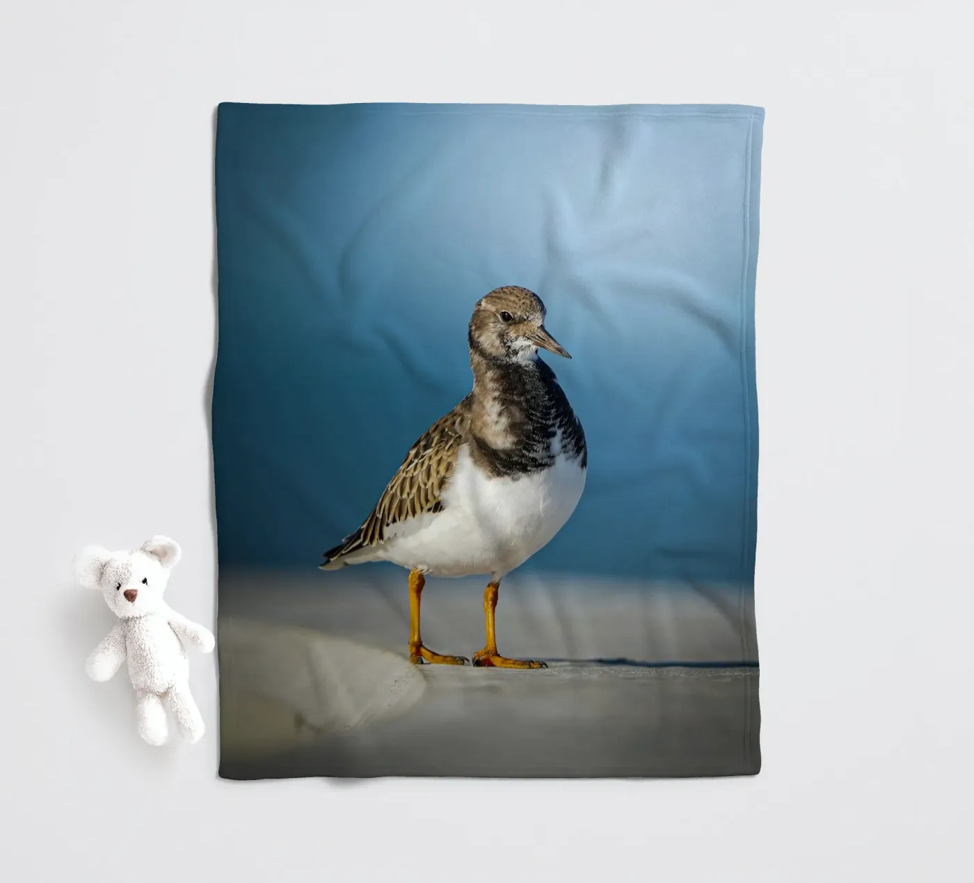 Ruddy Turnstone Fleecedecke von Tom's Wildlife