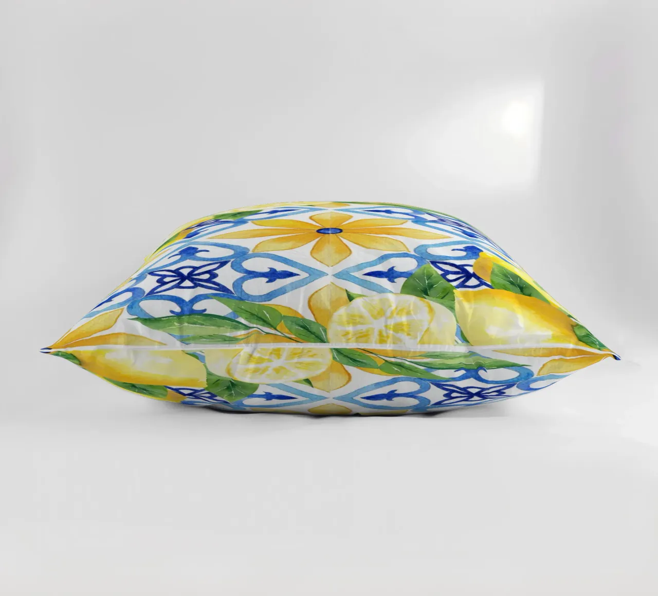 Lemon Positano Print, Amalfi Coast cuscino da Bella Studio