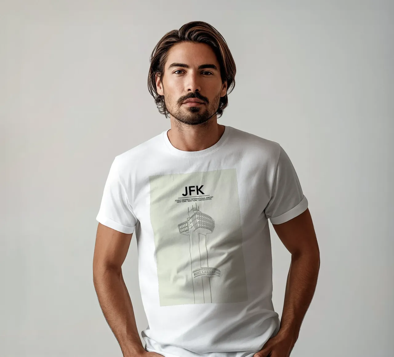 JFK New York Tower t-shirt da 08left