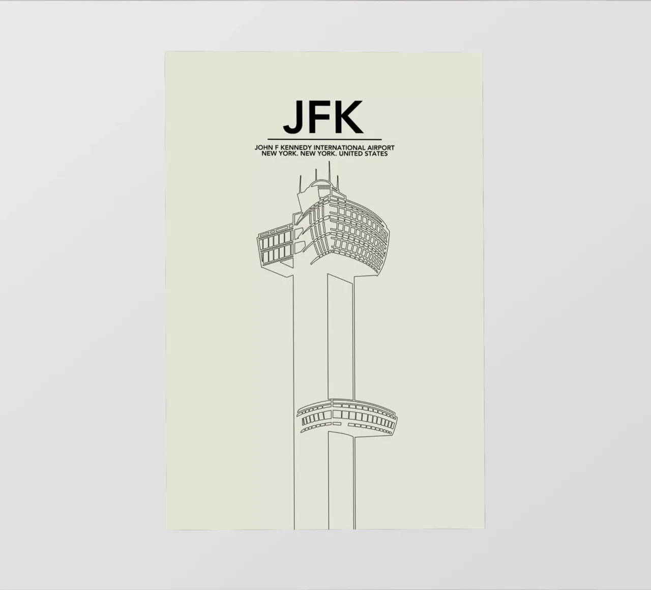 JFK New York Tower telo in pvc da 08left