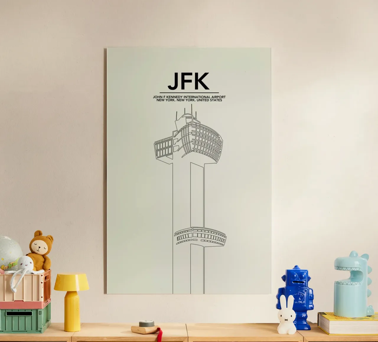 JFK New York Tower plexiglass da 08left