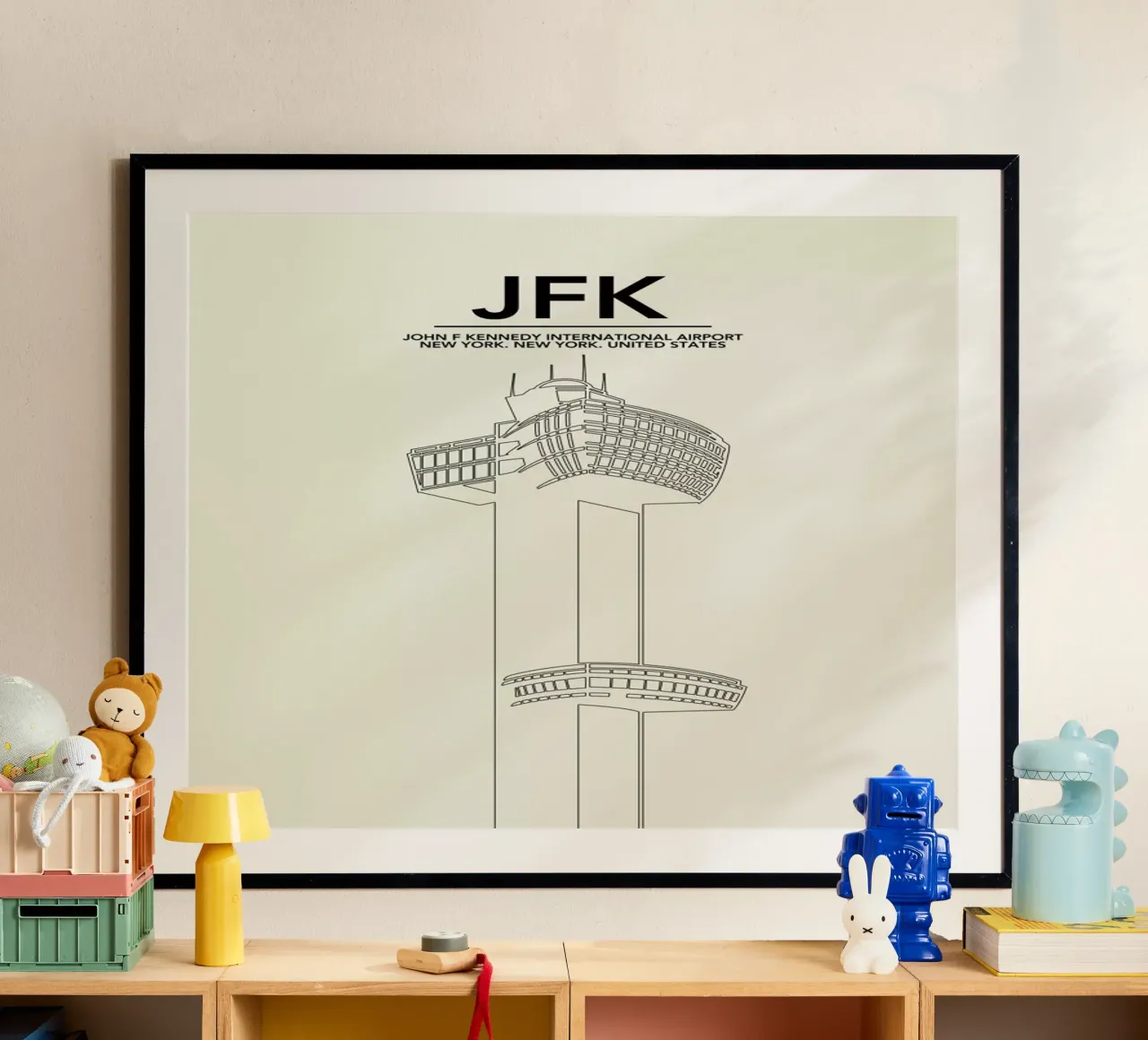 JFK New York Tower carta hahnemühle da 08left