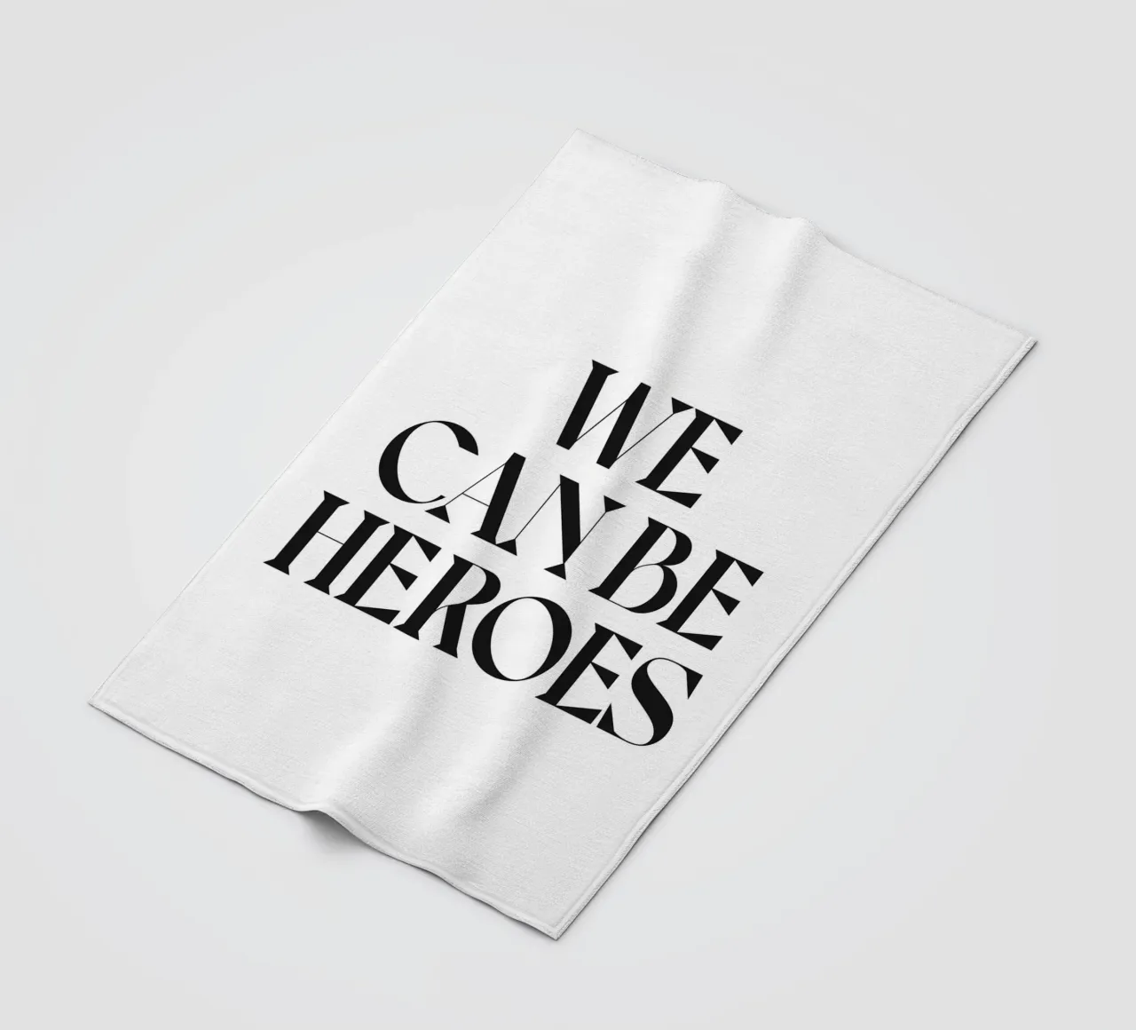 WE CAN BE HEROES fleece blanket by n.4