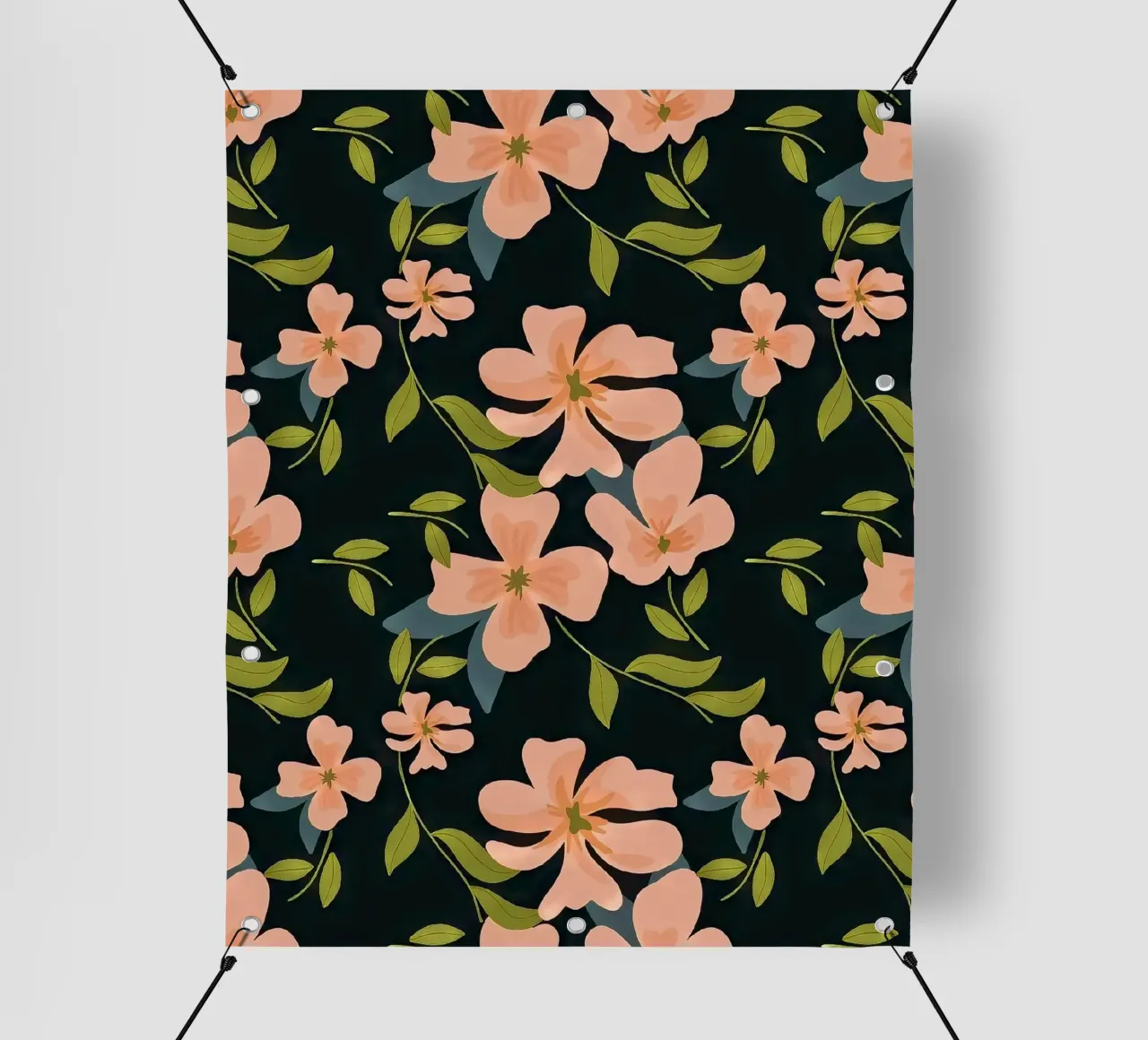 Fiori rosa telo in pvc da Kiroiharu