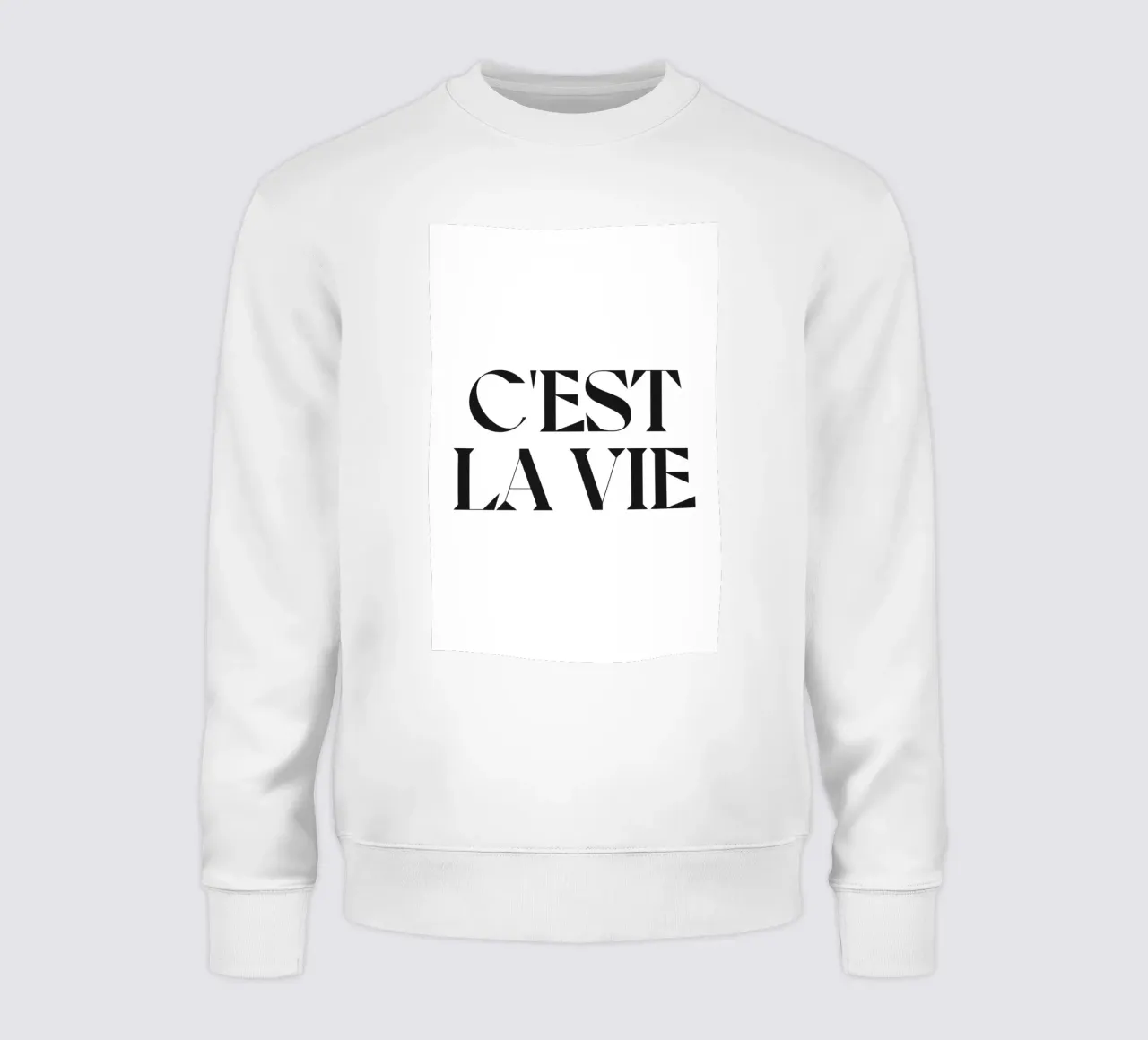 C'EST LA VIE felpa da n.4