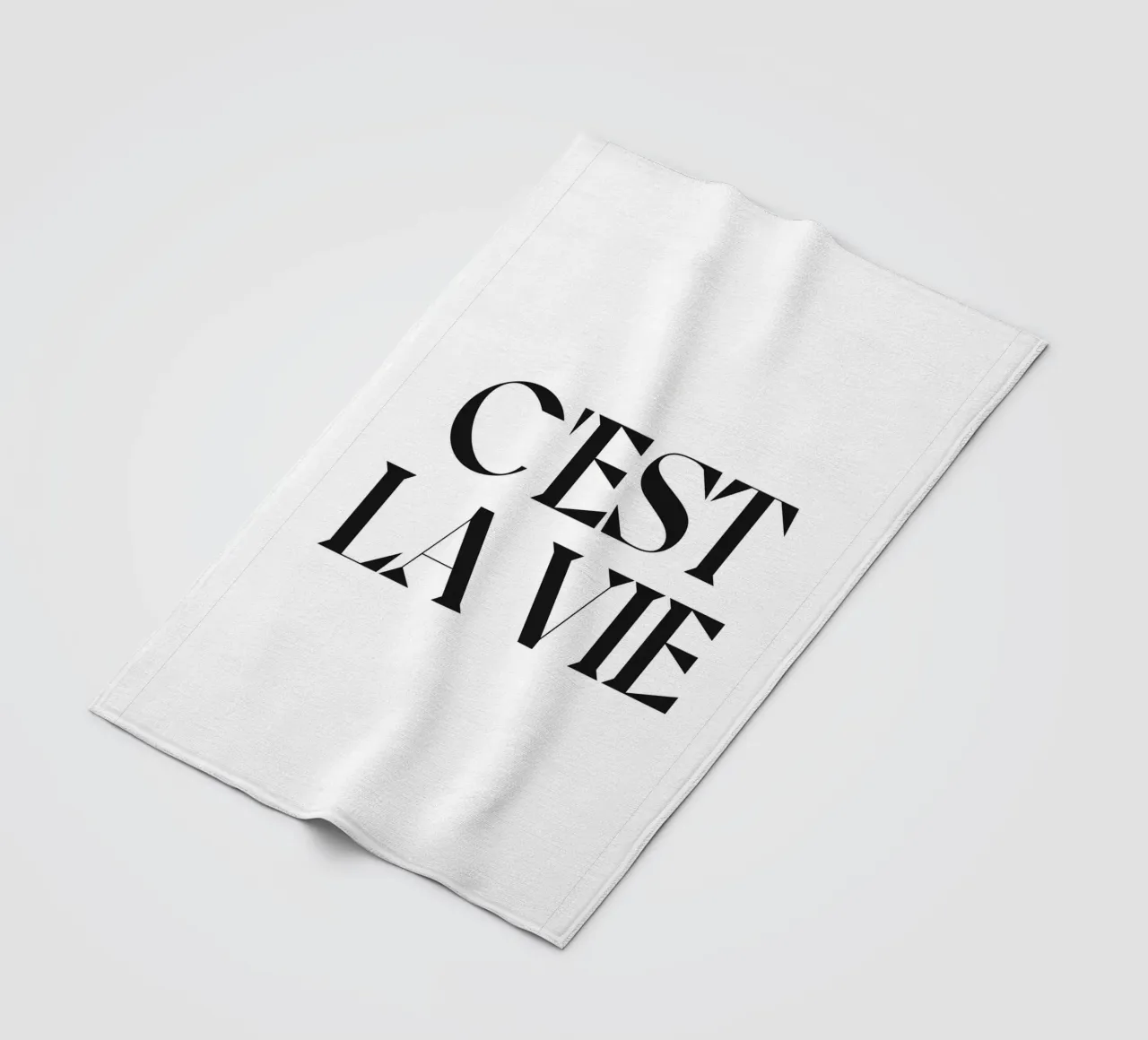 C'EST LA VIE coperta in pile da n.4
