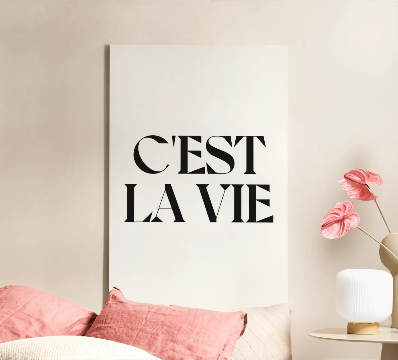 C'EST LA VIE canvas by n.4