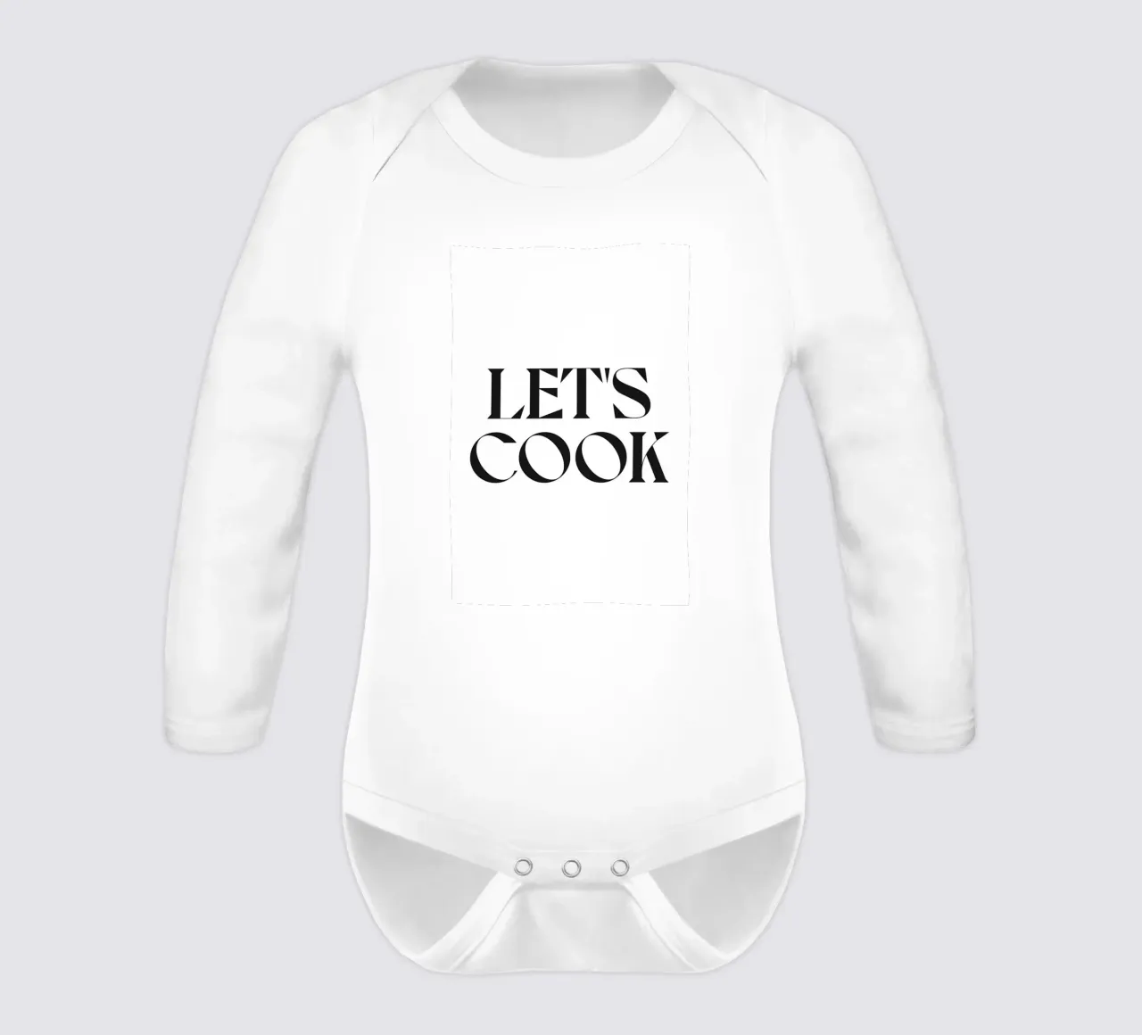 LET'S COOK long-sleeve baby romper by n.4