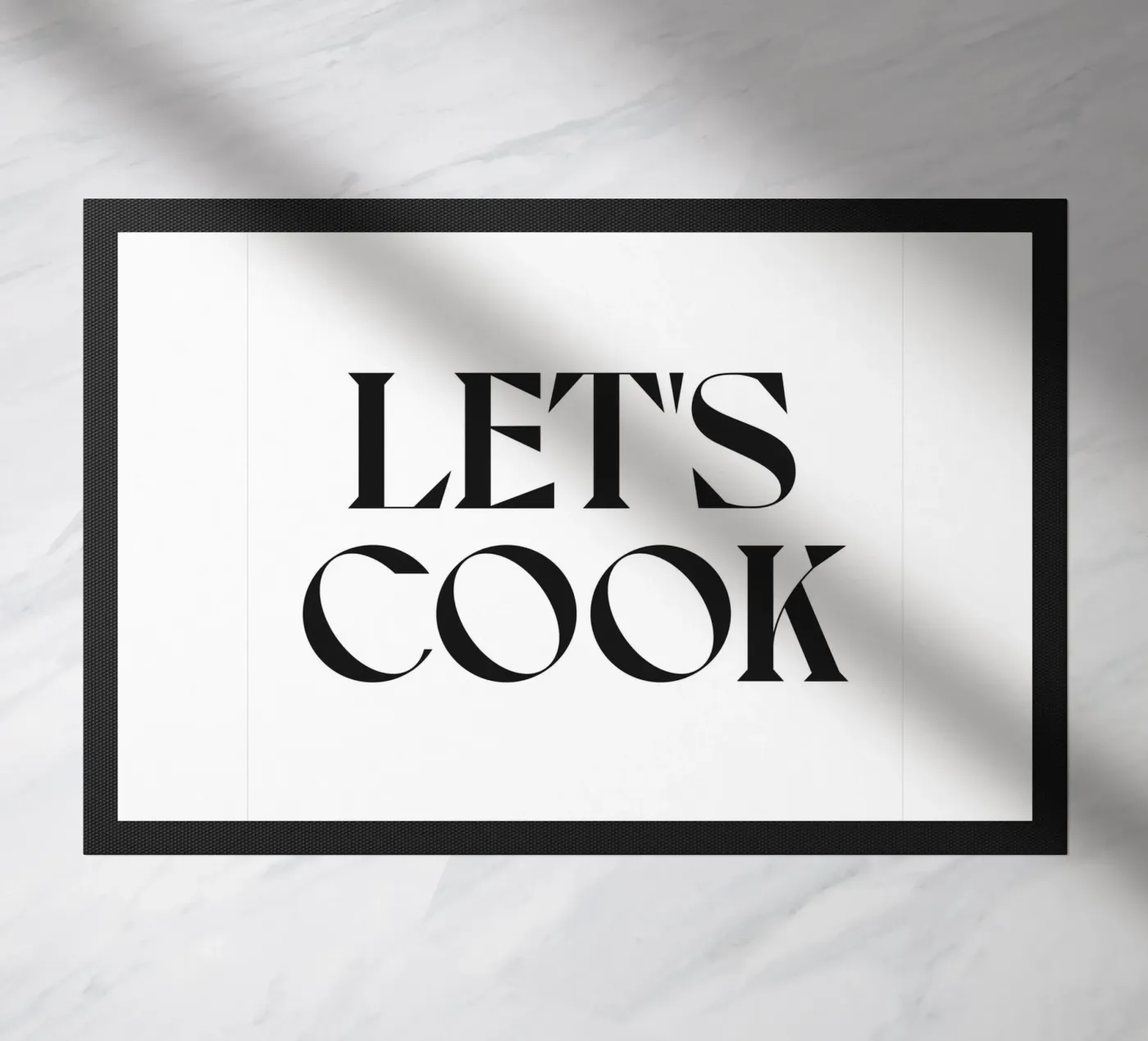 LET'S COOK doormat by n.4