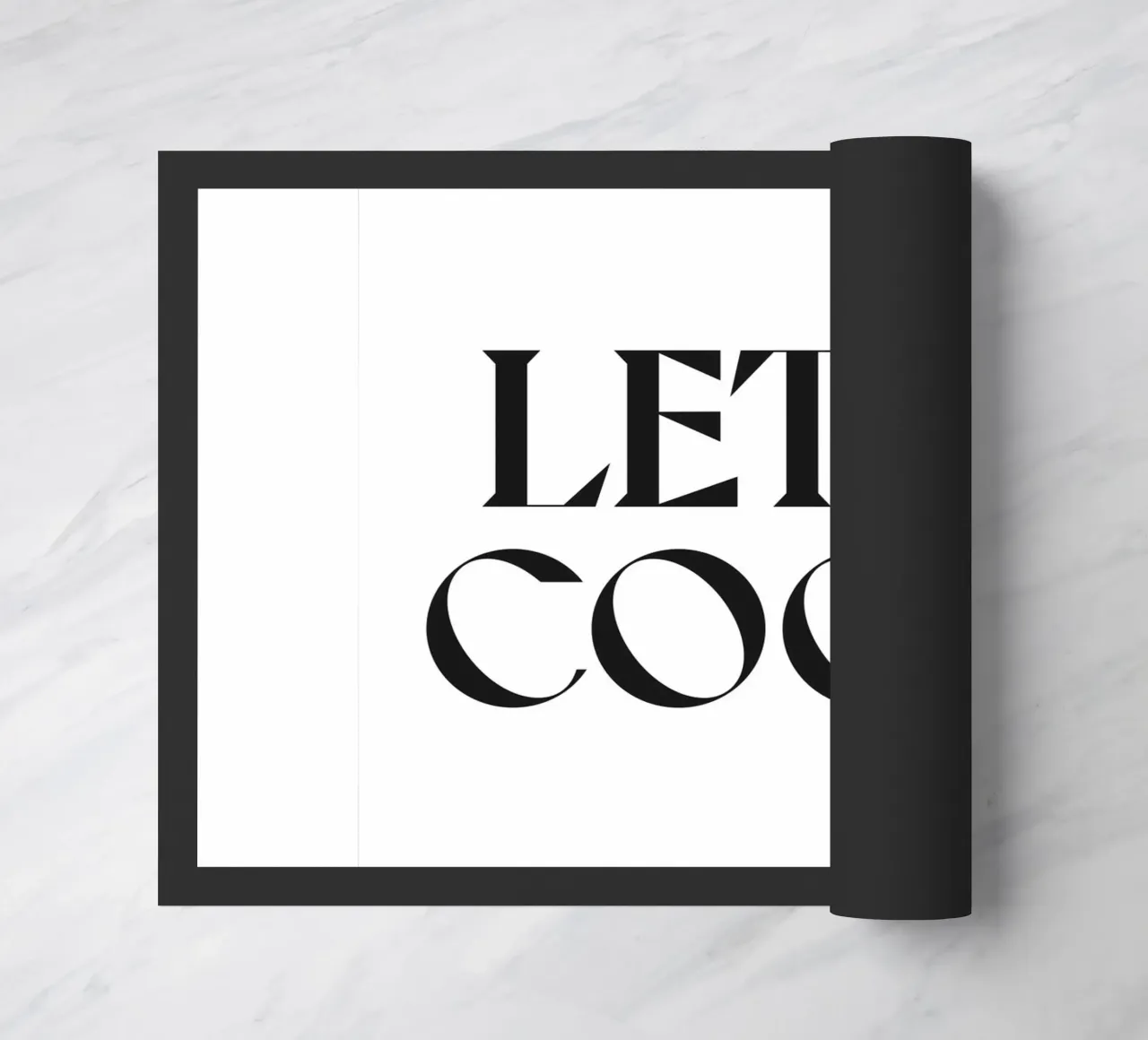 LET'S COOK doormat by n.4