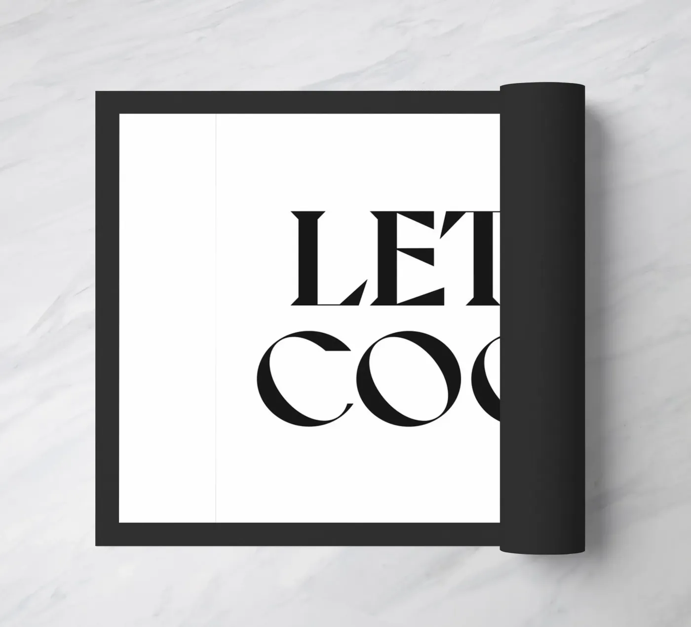 LET'S COOK doormat by n.4
