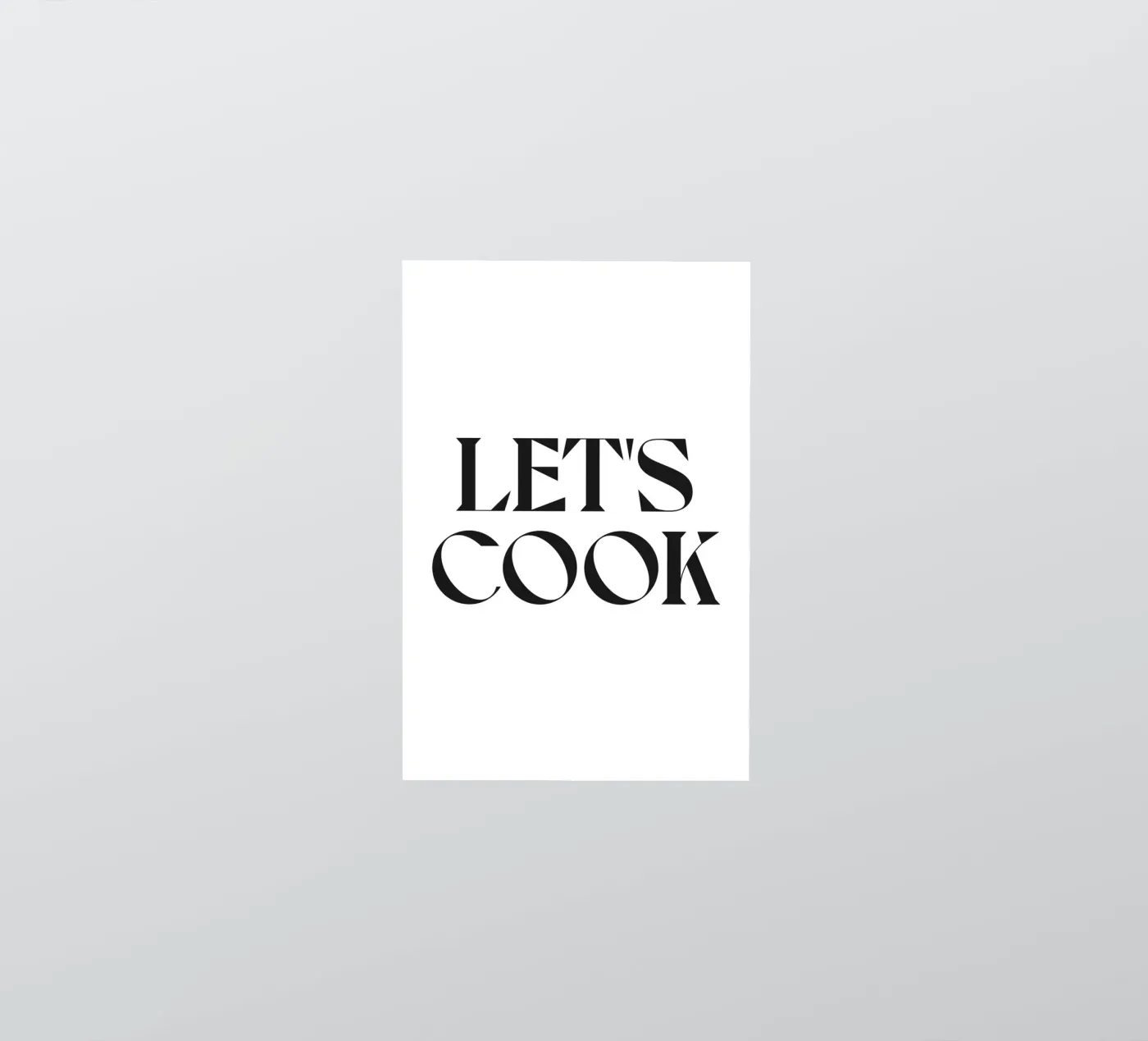 LATEN WE KOKEN sticker van n.4